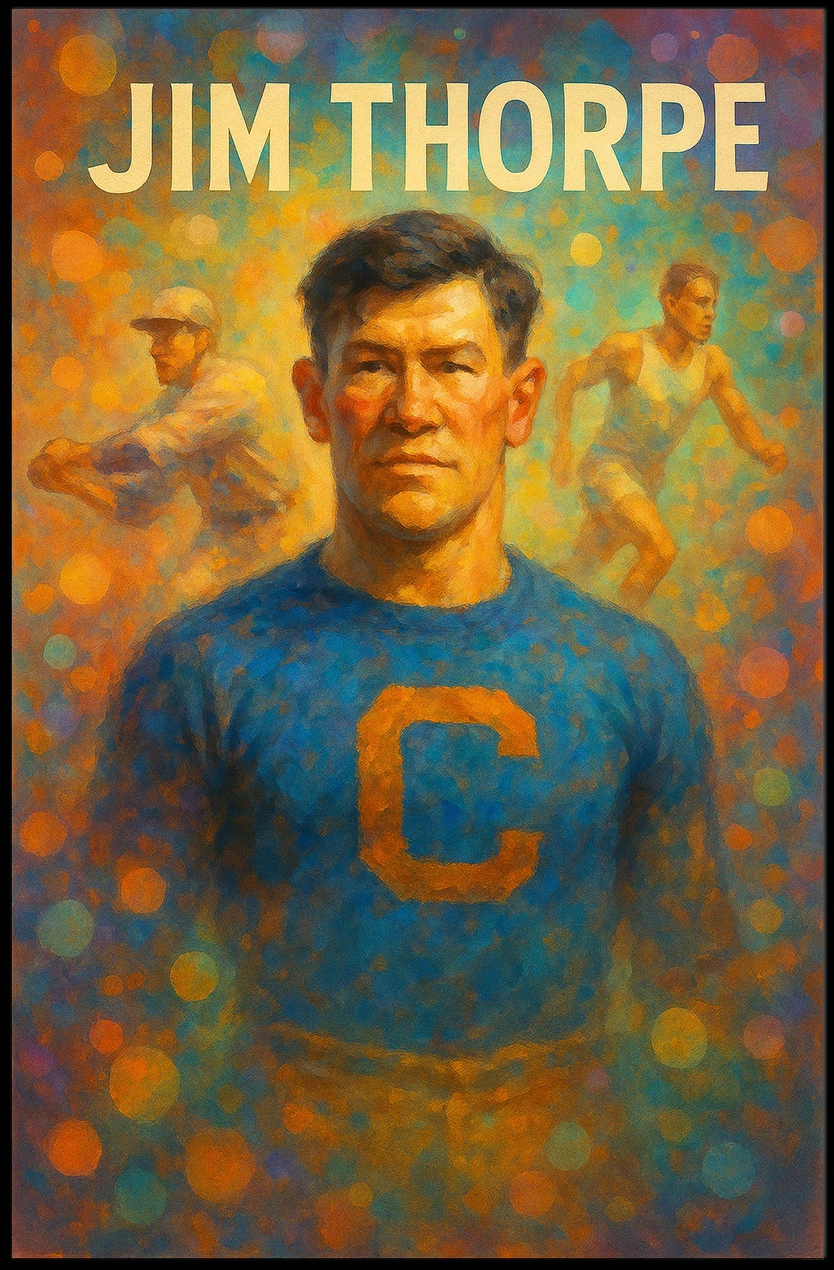 Jim Thorpe A Legendary Athlete Poster