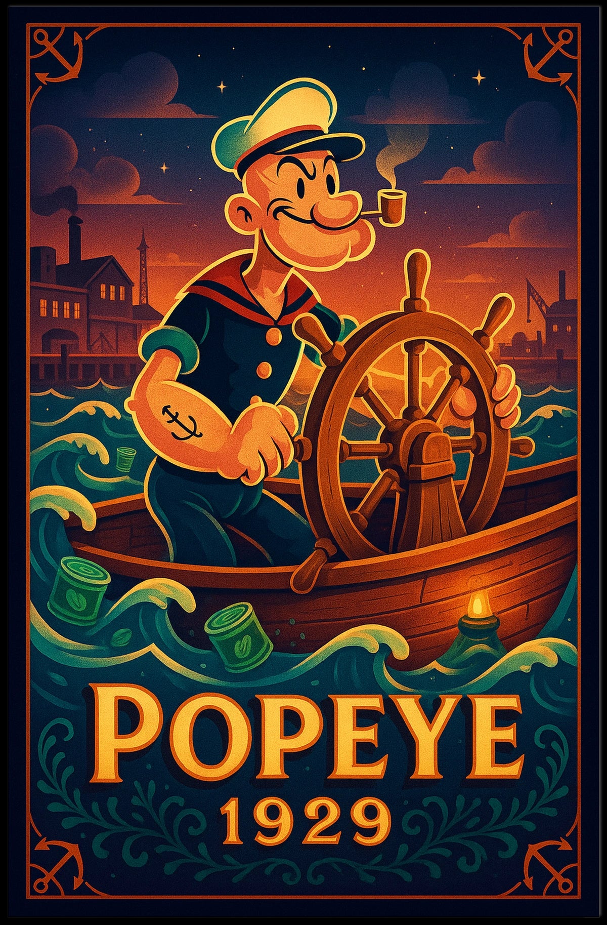 Popeye 1929 Art Poster POP-166