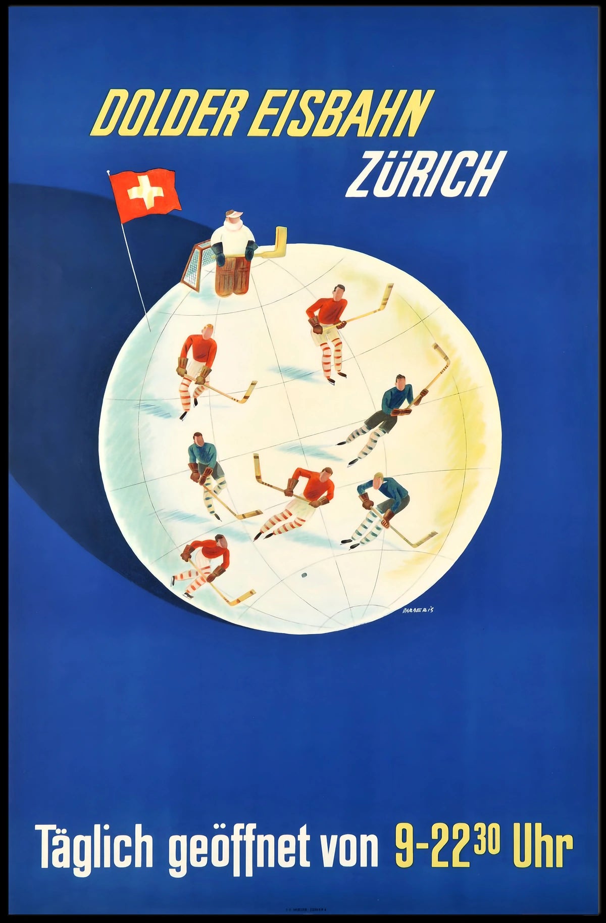Dolder Eisbaan Zürich Poster