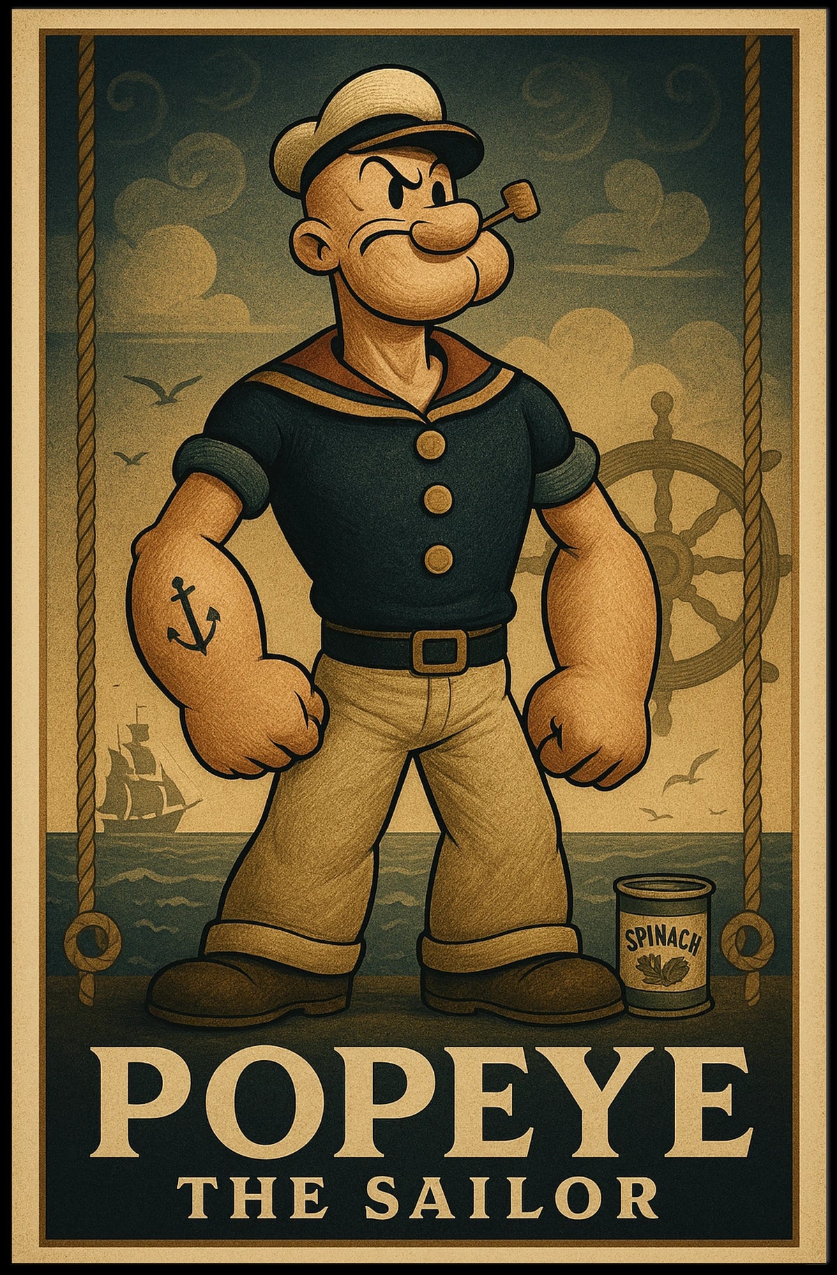 Popeye 1929 Art Poster POP-237