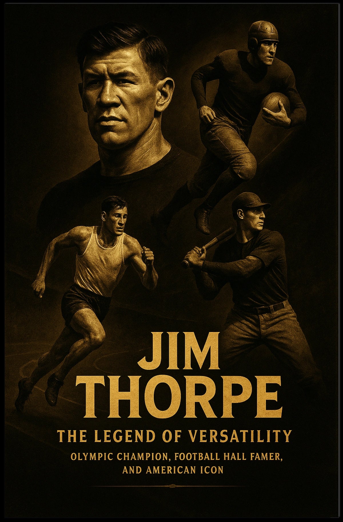 Jim Thorpe A Sports Legend Poster