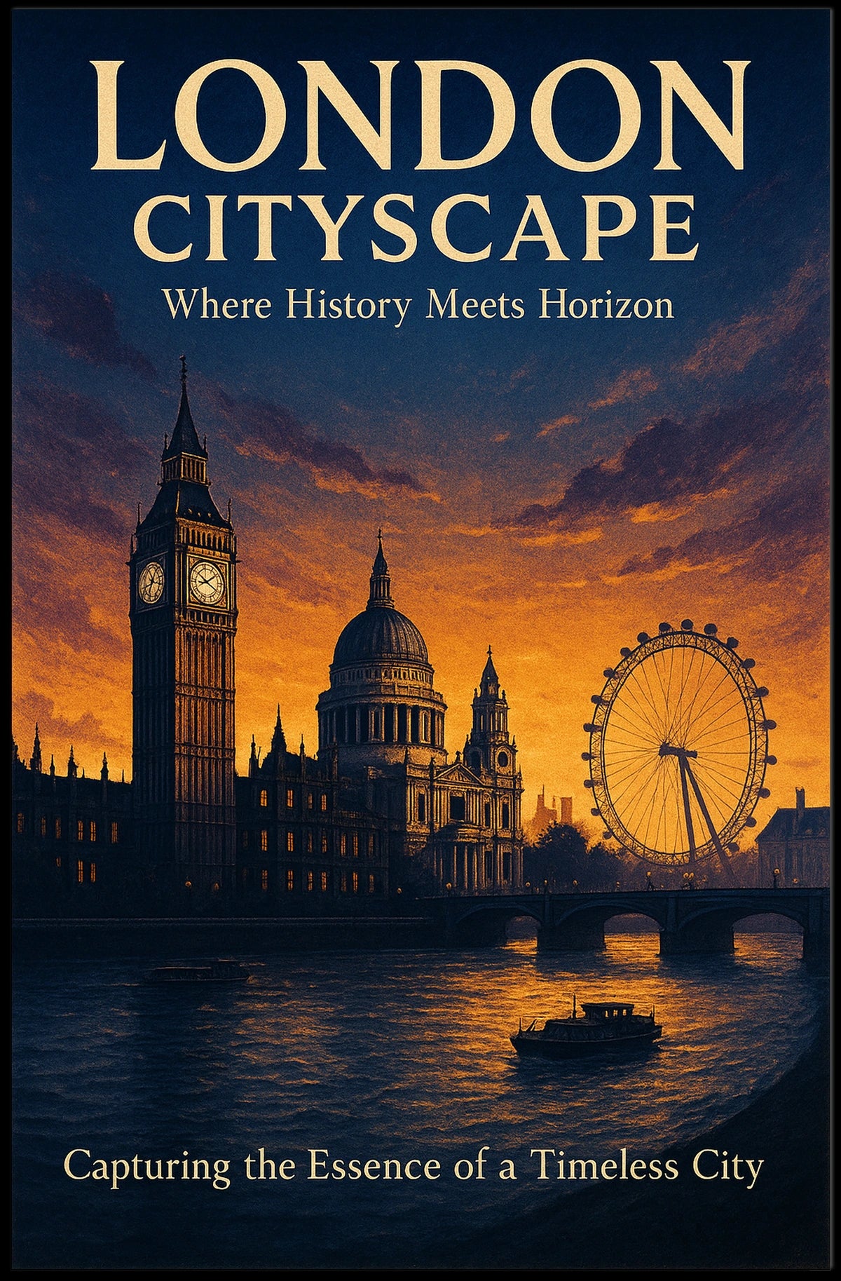 London Cityscape Poster