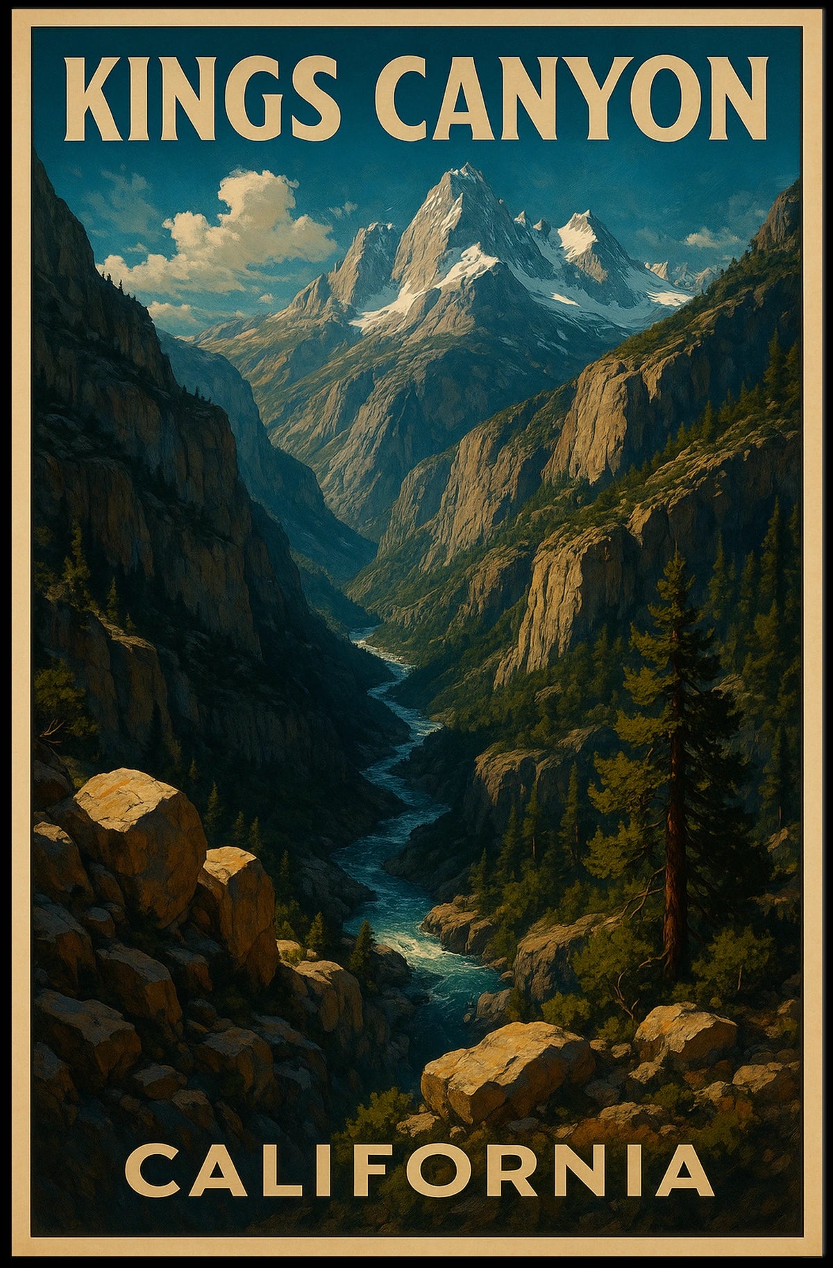 Kings Canyon National Park Poster
