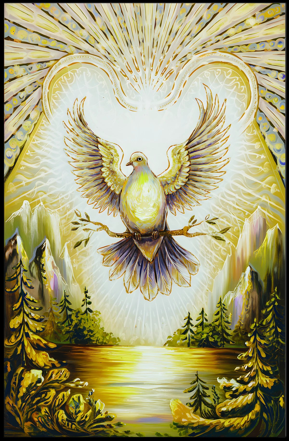 The Radiant Dove Poster