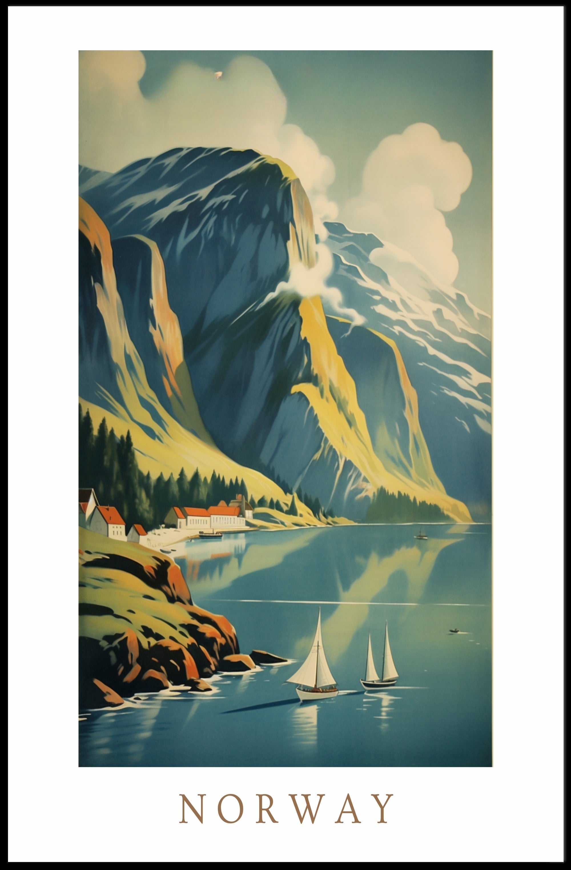 Scenic Norway Poster PosterGoat