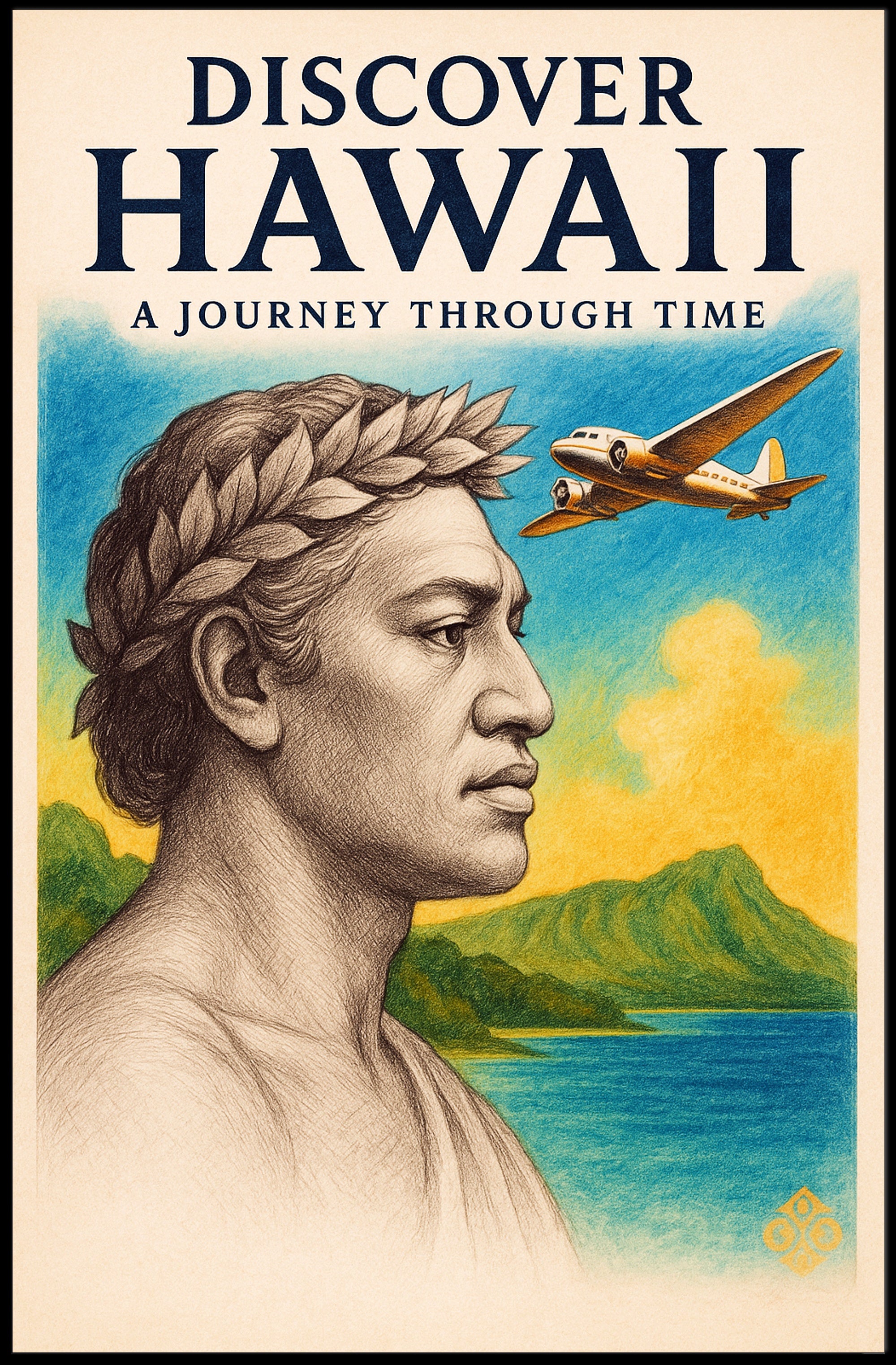 Discover Hawaii A Journey Through Time Poster PosterGoat