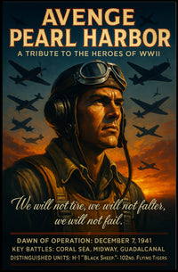 Avenge Pearl Harbor Poster