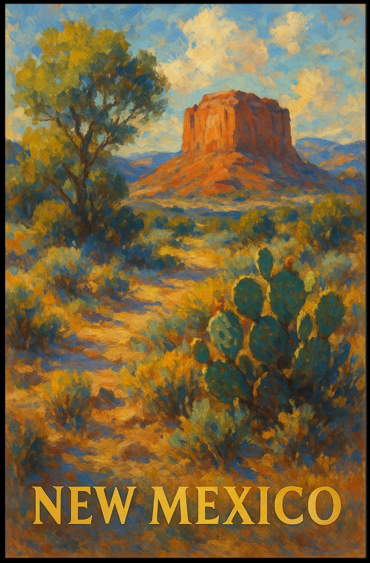 New Mexico Landscape Poster