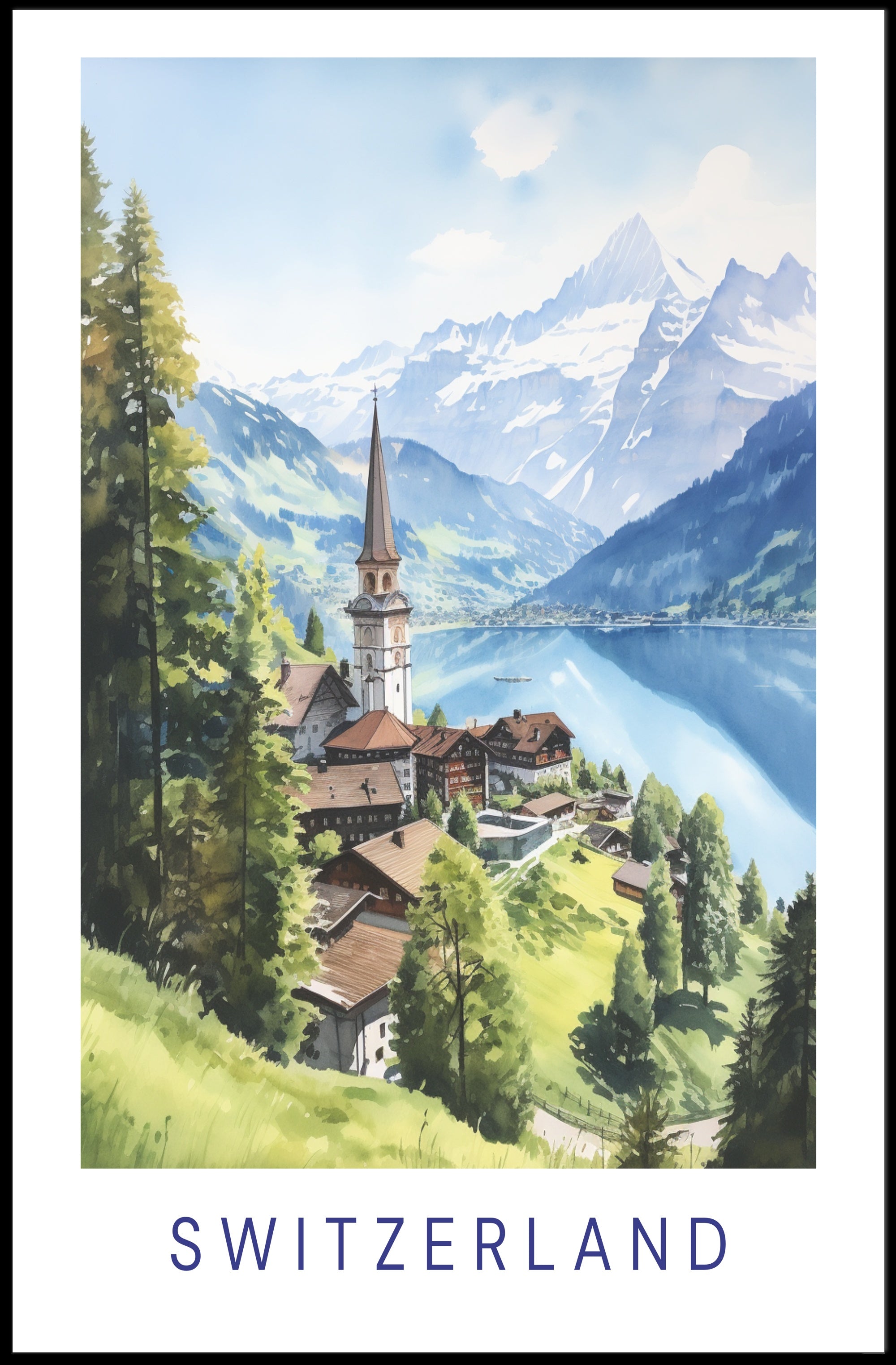 Scenic Switzerland Poster PosterGoat