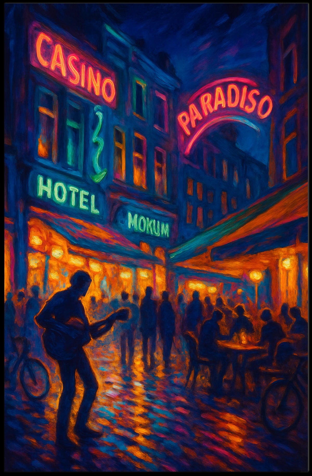 Neon Nights in Mokum Poster