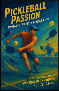 Pickleball Passion Poster