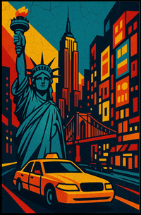 Iconic New York Vibes Poster