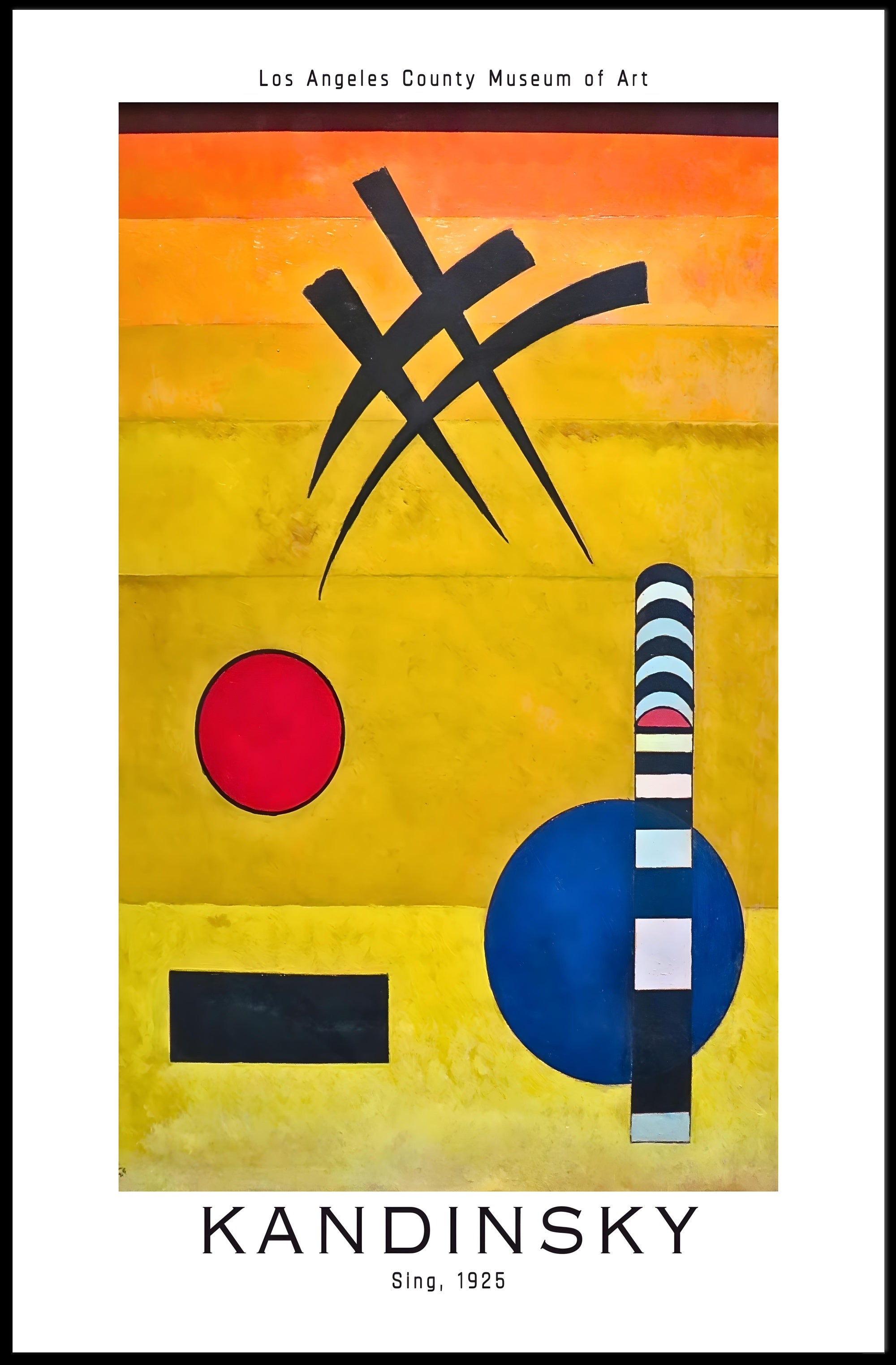 Kandinsky at LACMA Poster