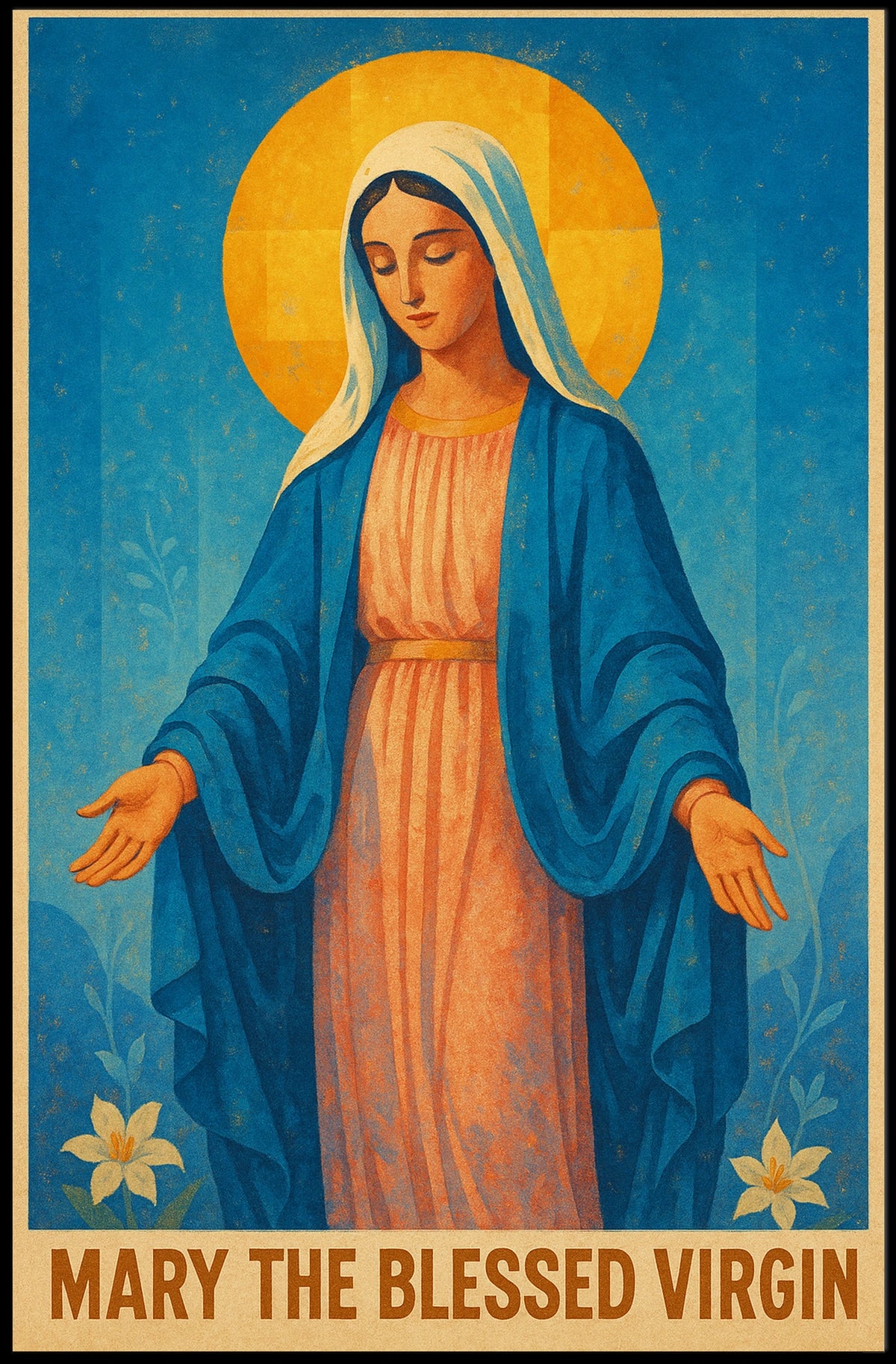 Mary The Blessed Virgin Poster