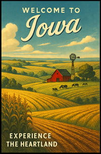 Welcome to Iowa Poster