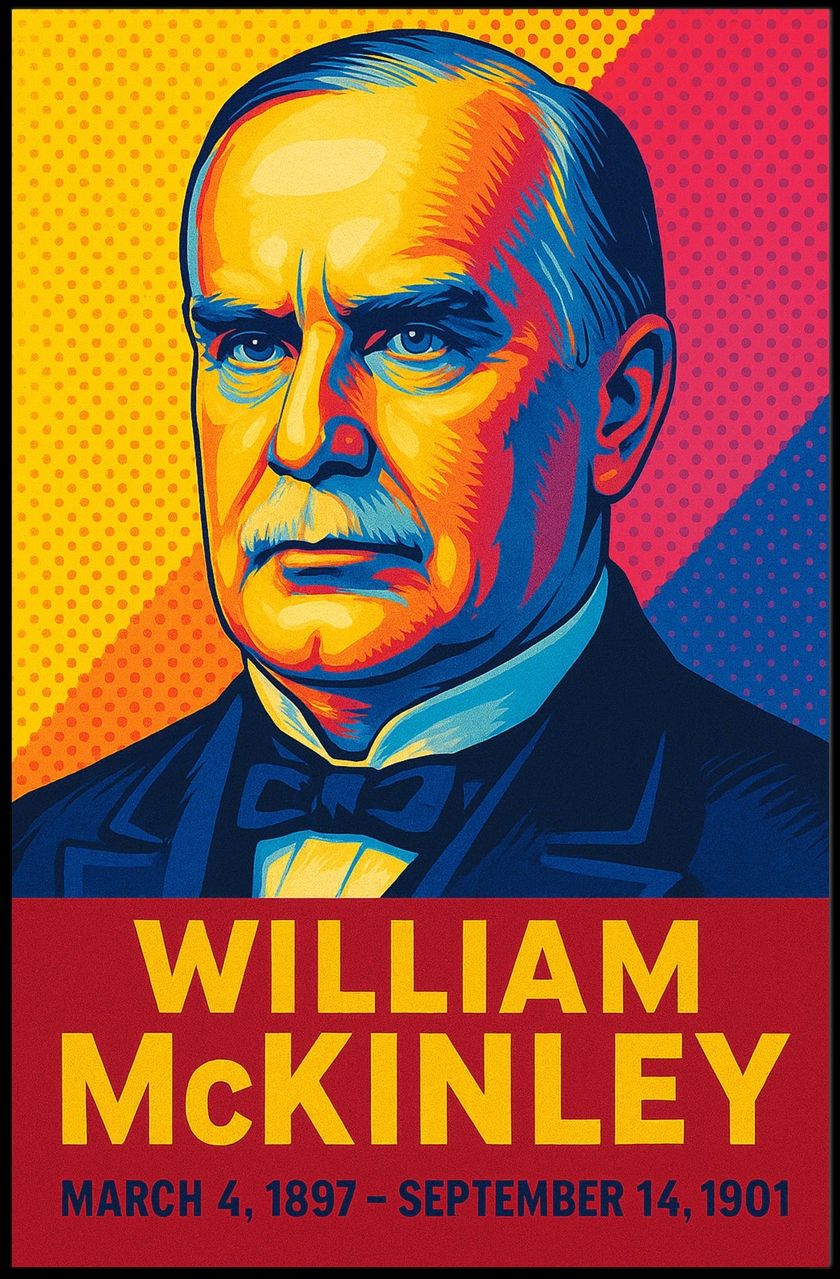 William McKinley Presidential Portrait Poster