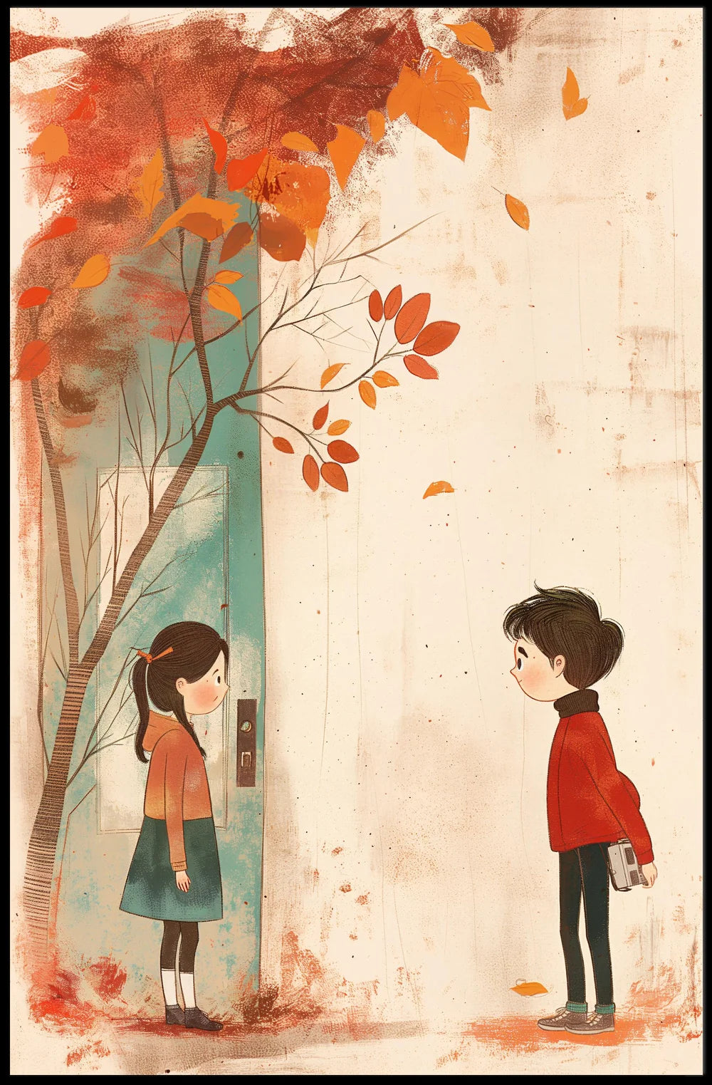 Urban Expressionism Art Deco Style Poster