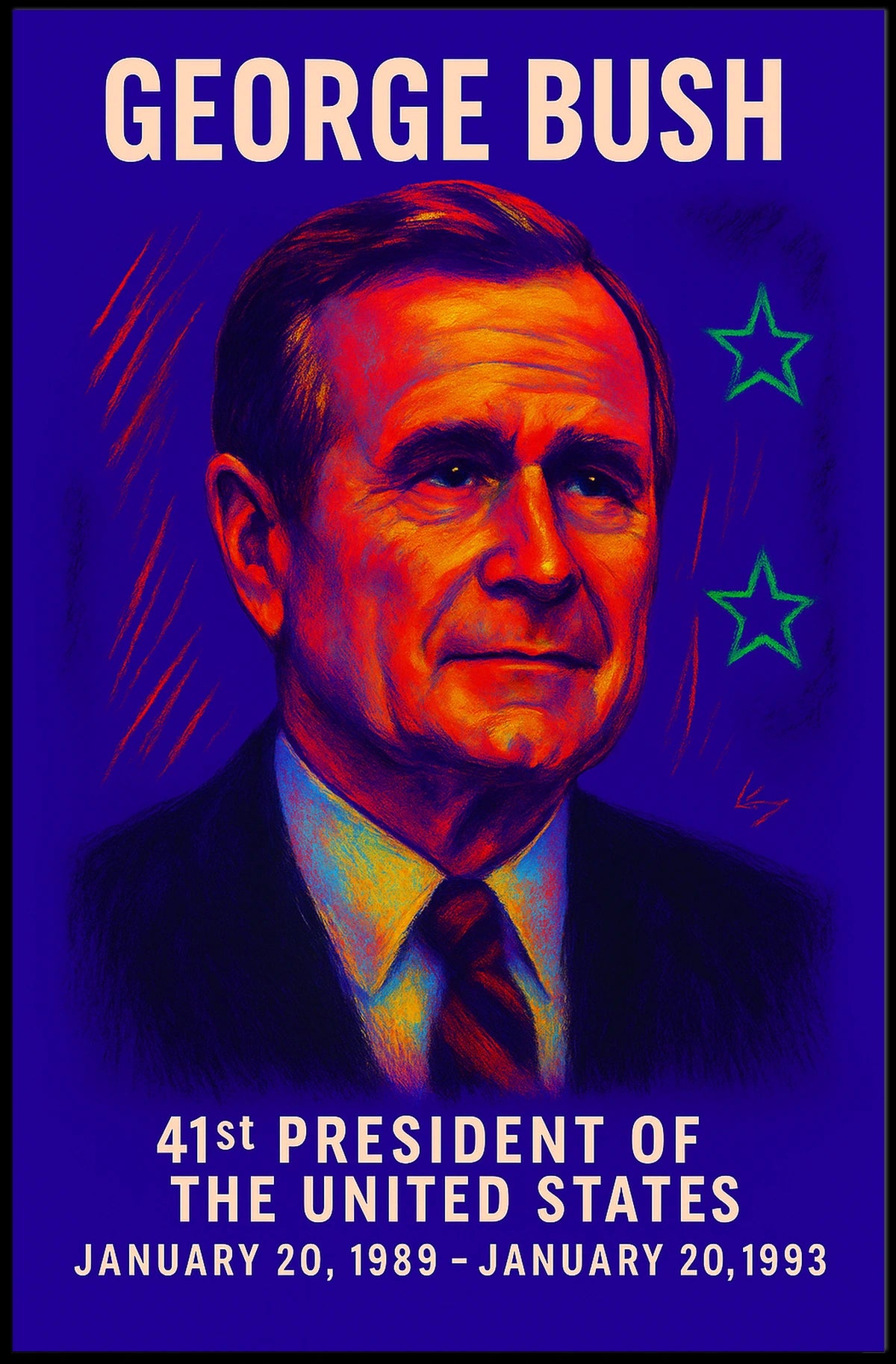 George Bush 41st President Poster