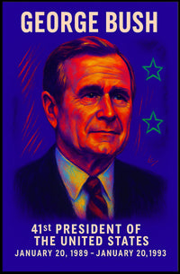 George Bush 41st President Poster