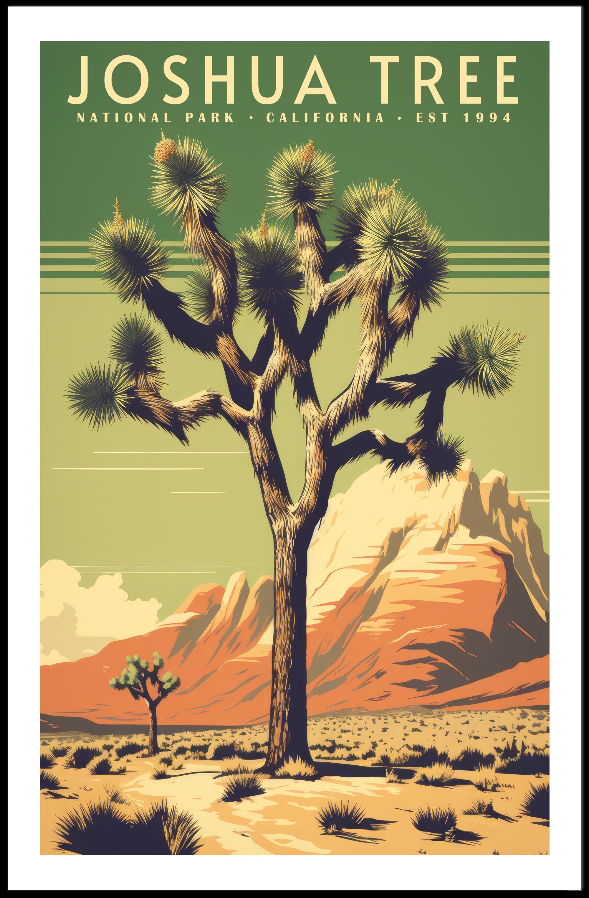 Joshua Tree National Park Vintage Poster
