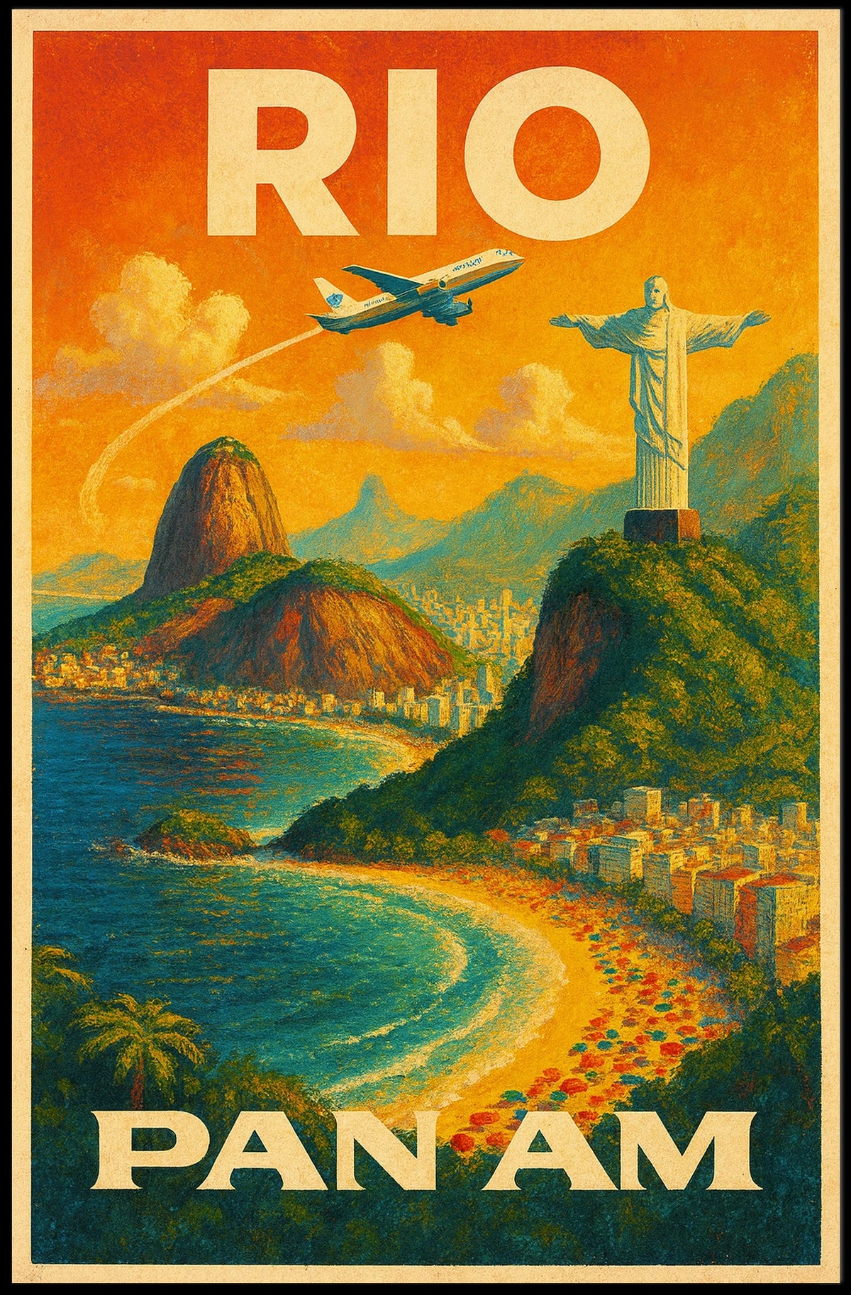 Rio Pan Am Travel Poster