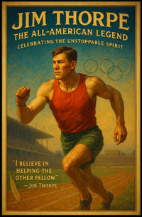 Jim Thorpe The All-American Legend Poster