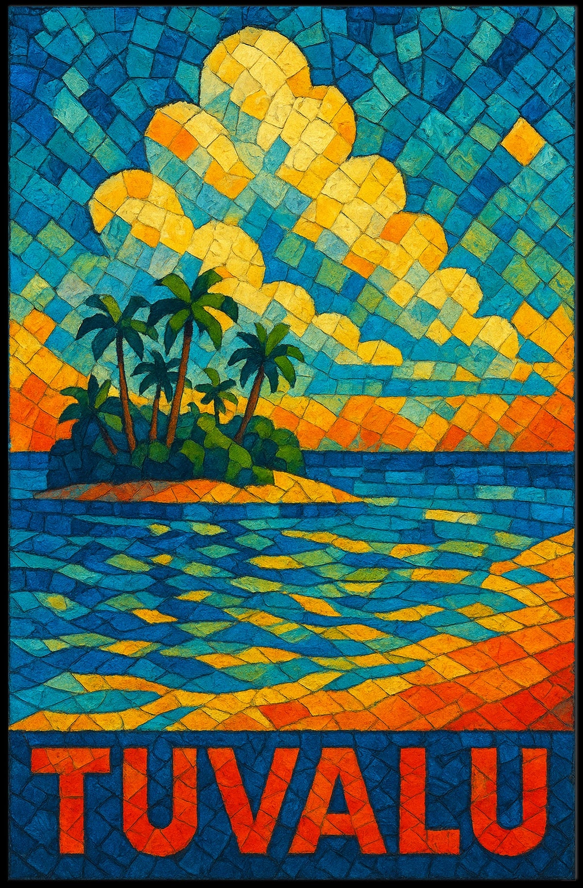 Tropical Paradise Of Tuvalu Poster