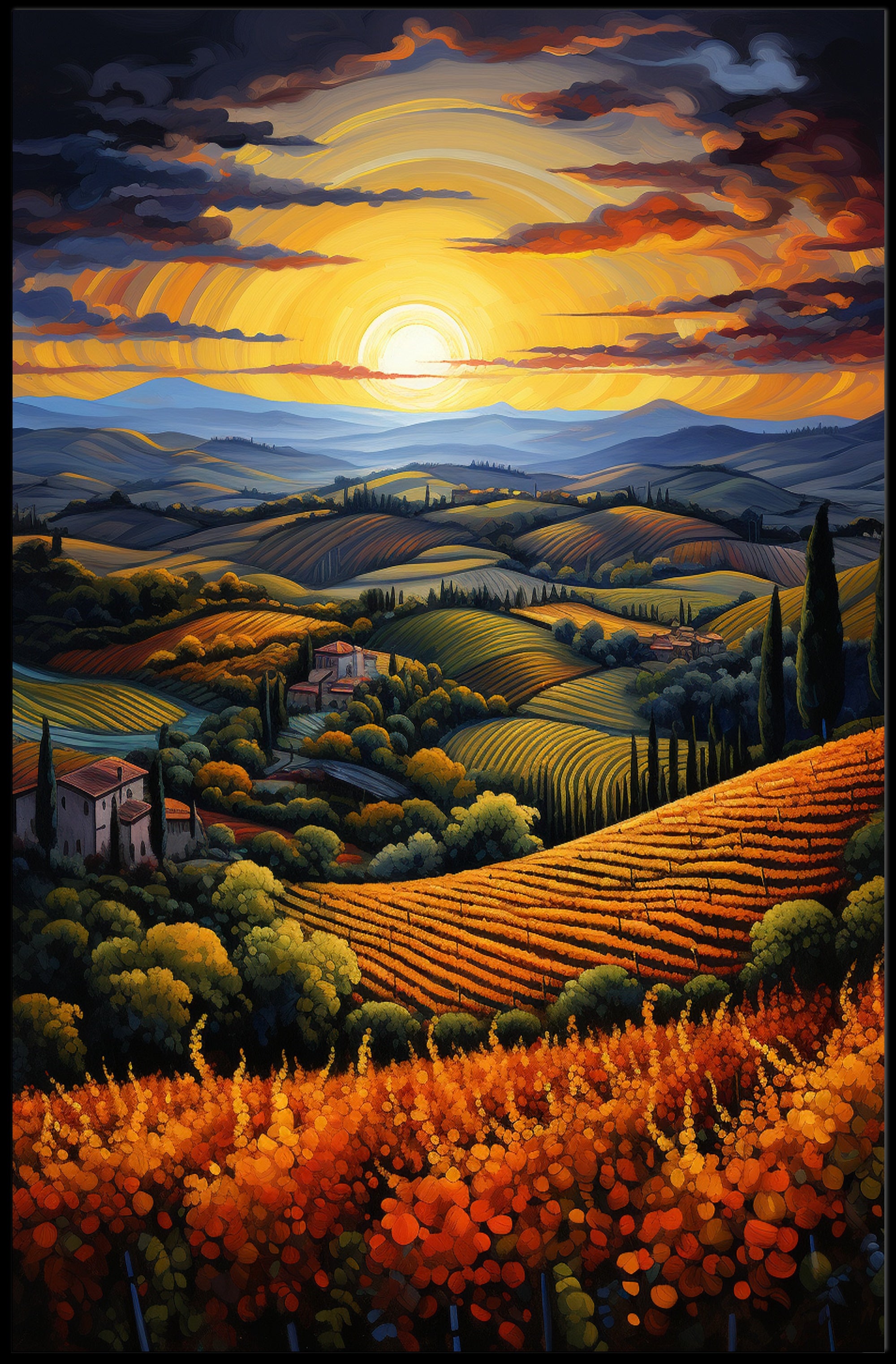 Golden Horizon Poster