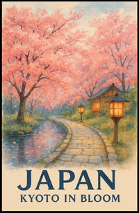 Kyoto in Bloom Poster
