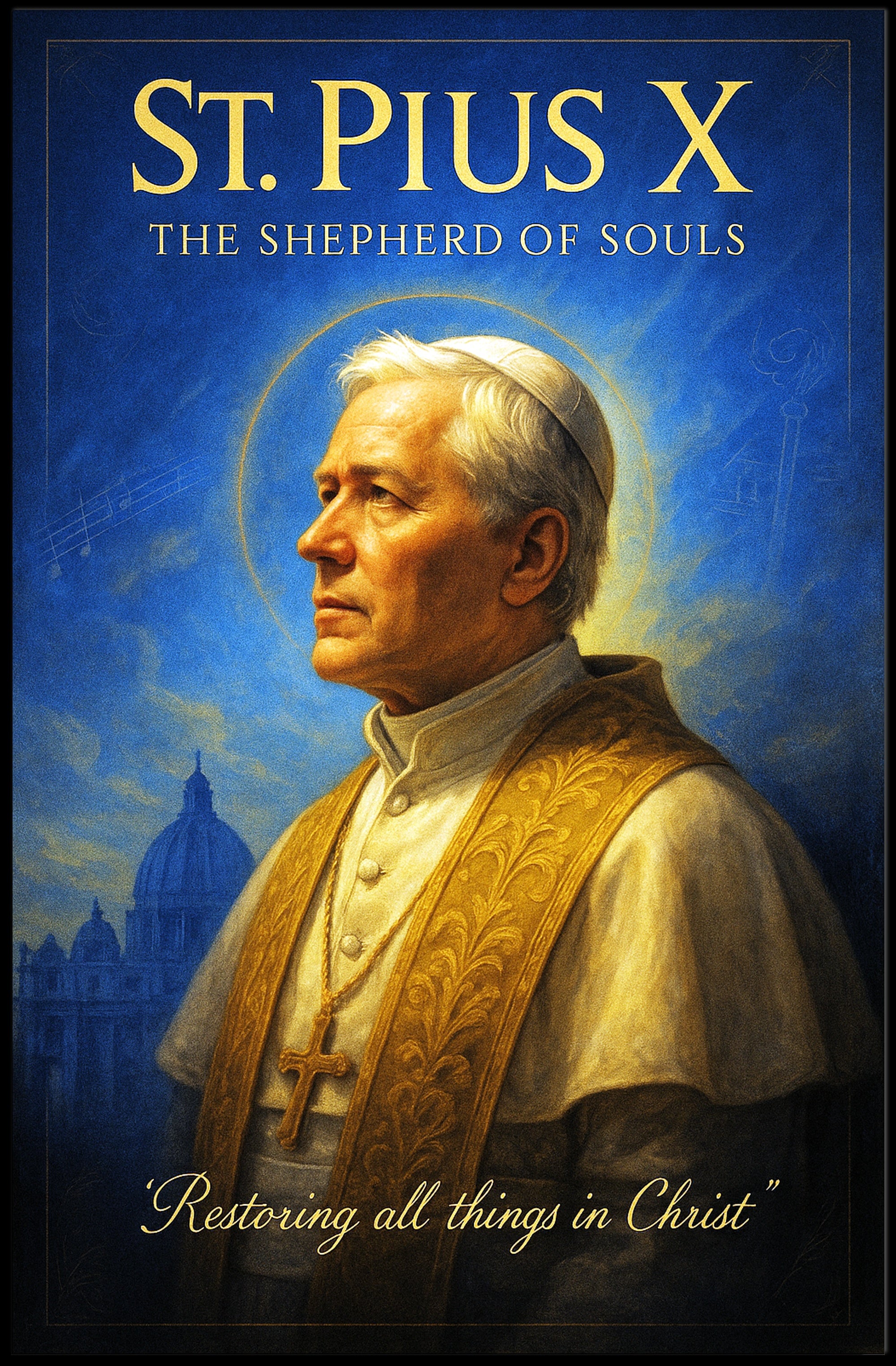 St. Pius X The Shepherd of Souls Poster PosterGoat