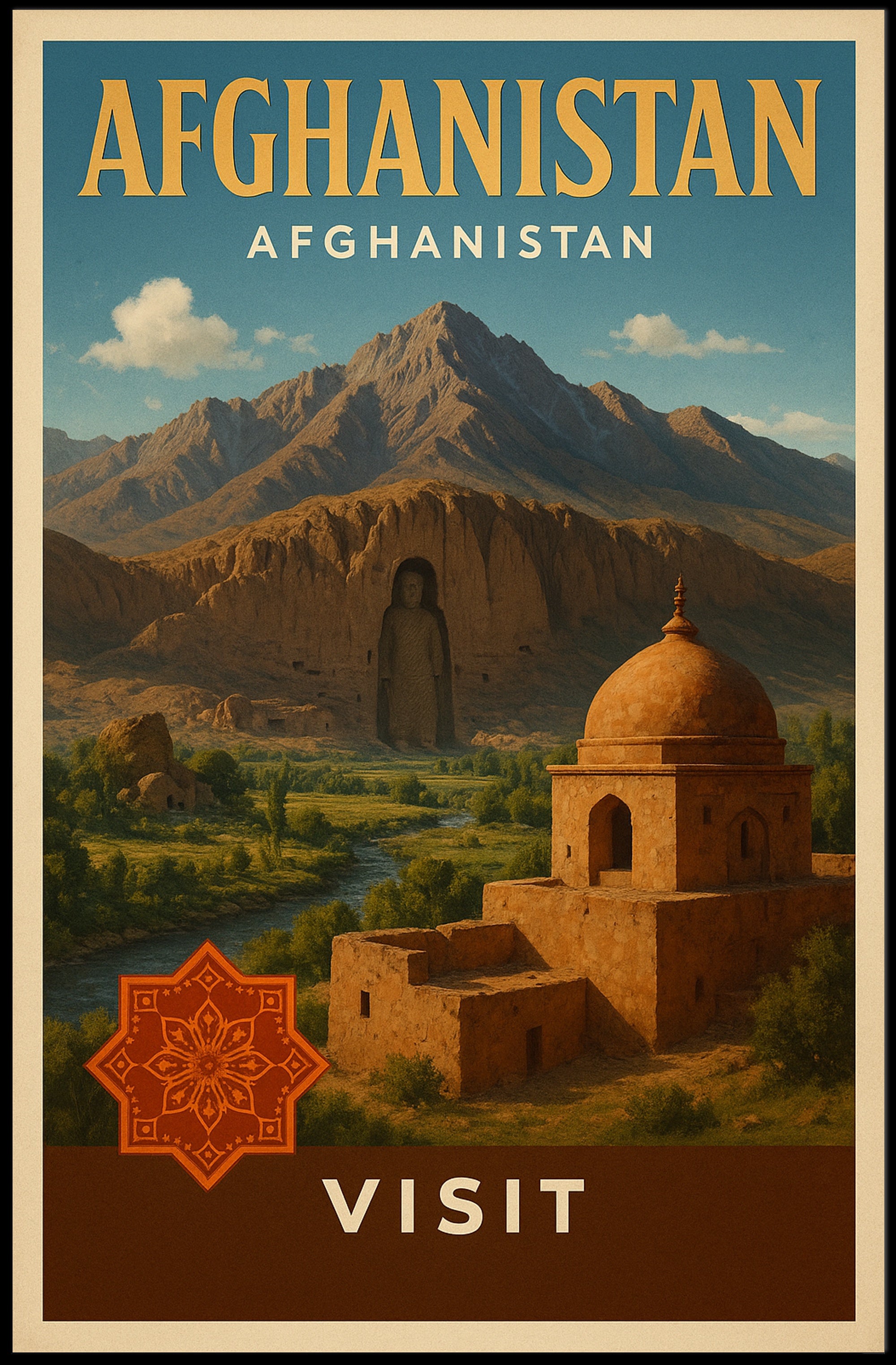 Visit Afghanistan Poster PosterGoat
