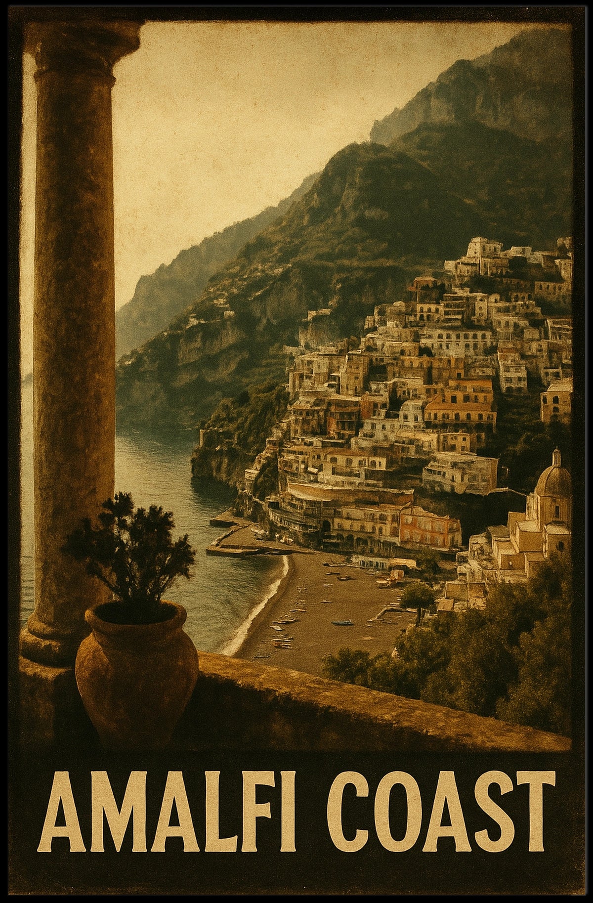 Amalfi Coast Poster