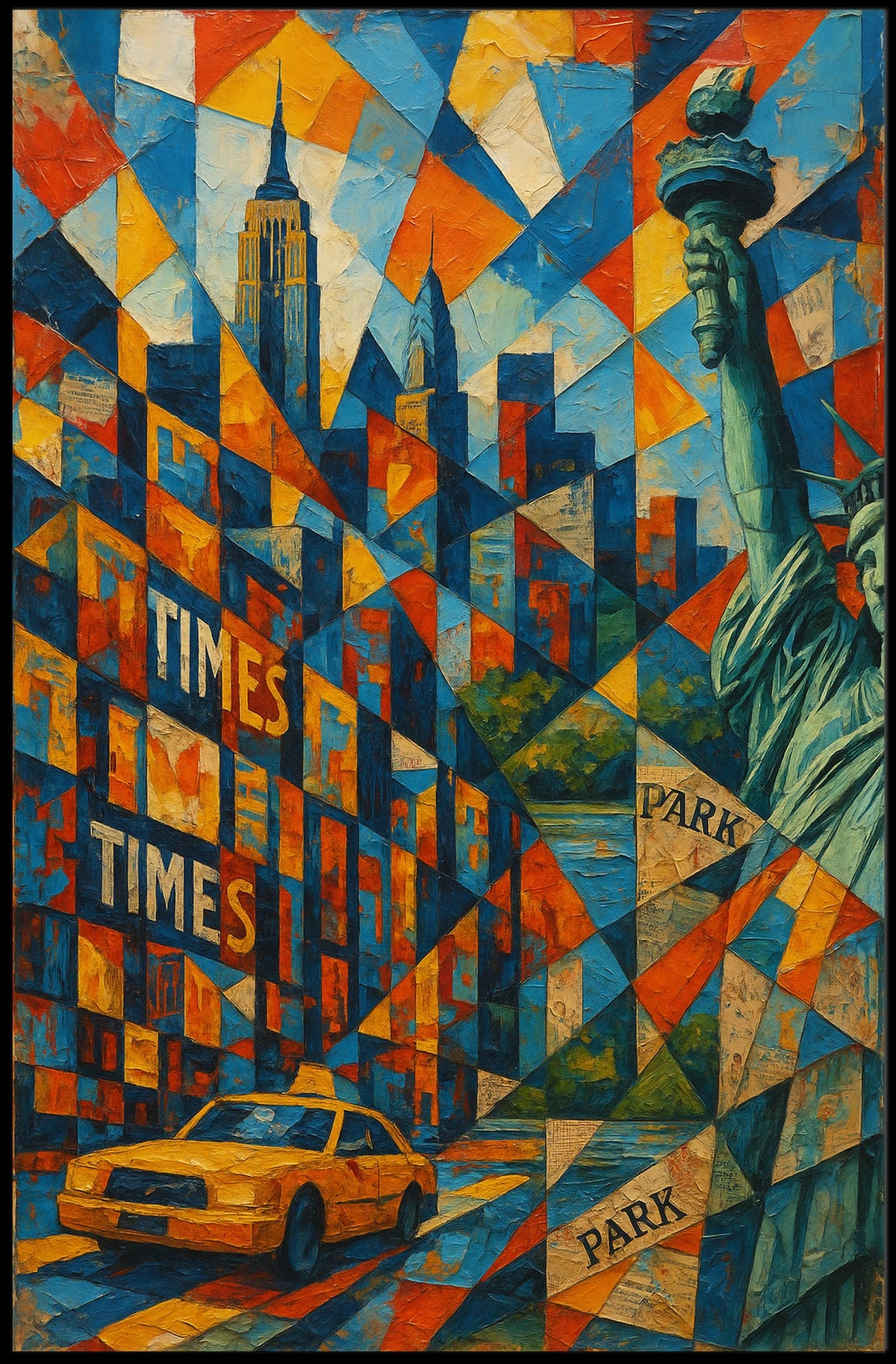 New York City Kaleidoscope Poster