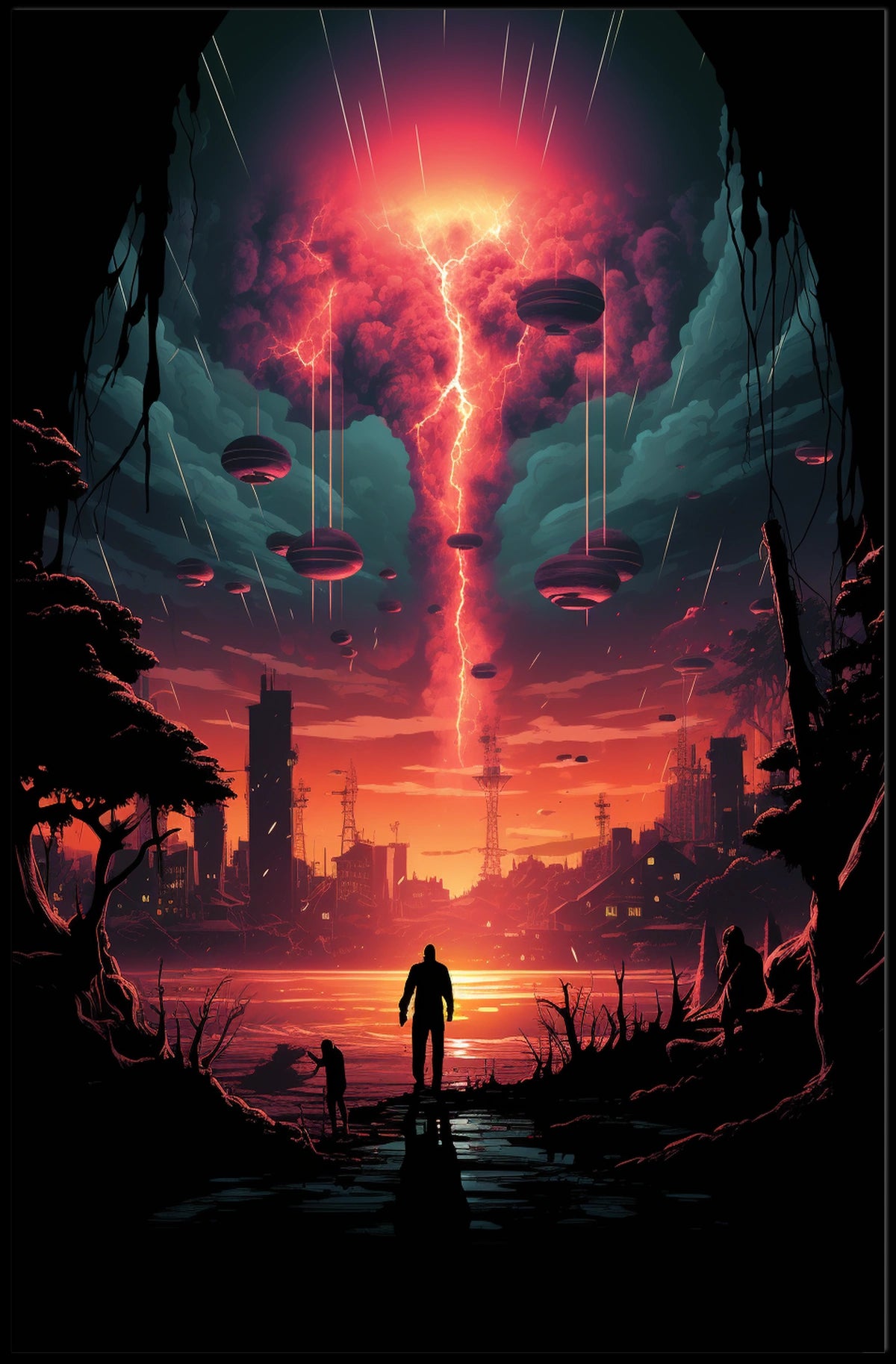 Apocalyptic Horizon Poster