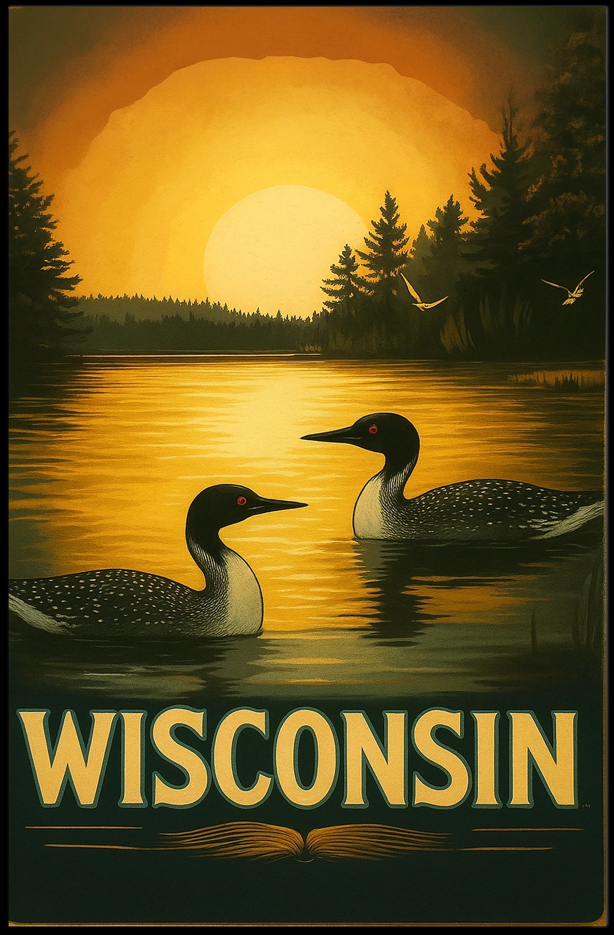 Wisconsin Wilderness Poster
