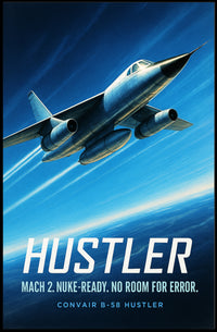 Convair B-58 Hustler Mach 2 Nuke-Ready Poster PosterGoat