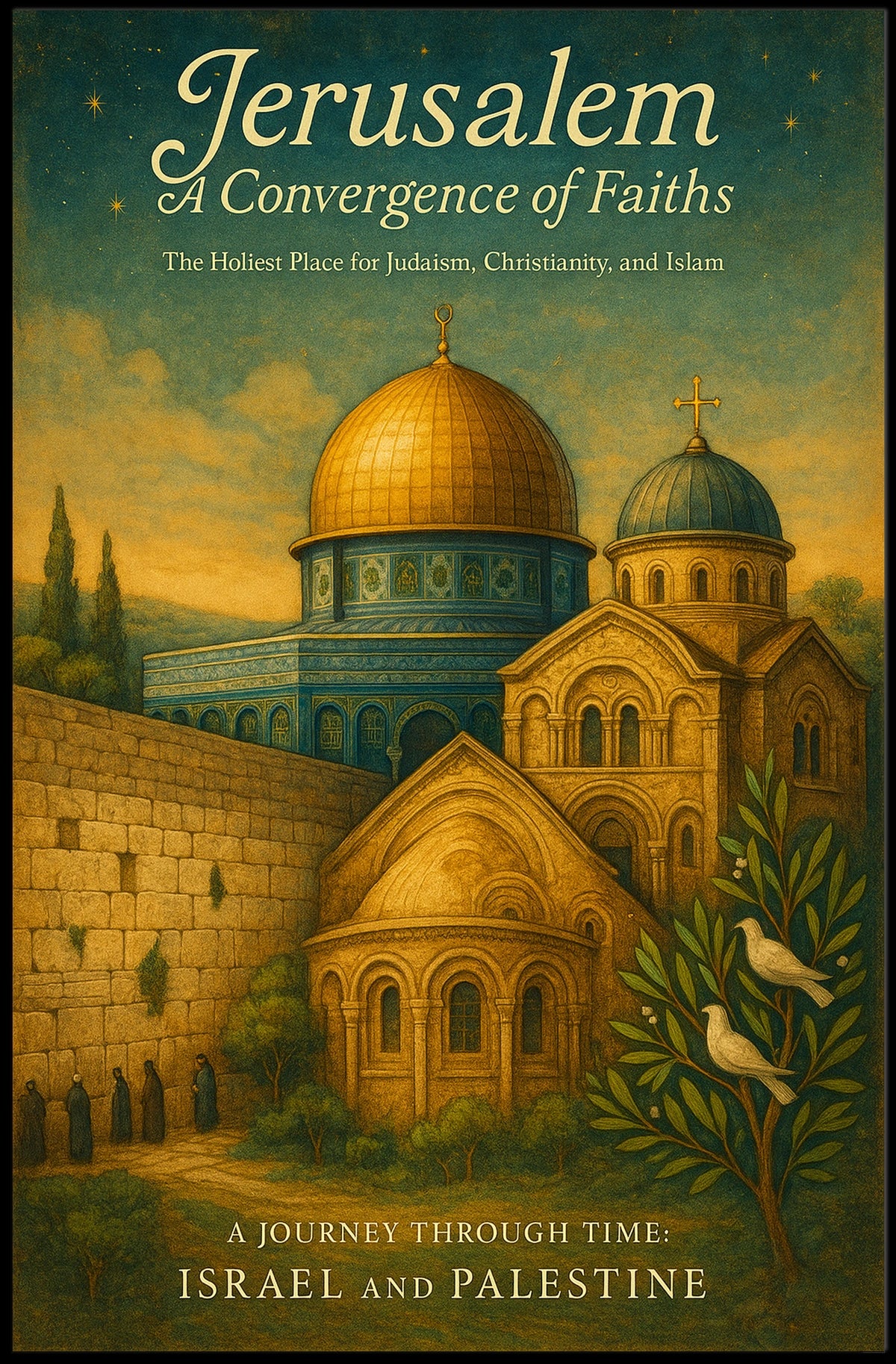 Jerusalem A Convergence Of Faiths Poster