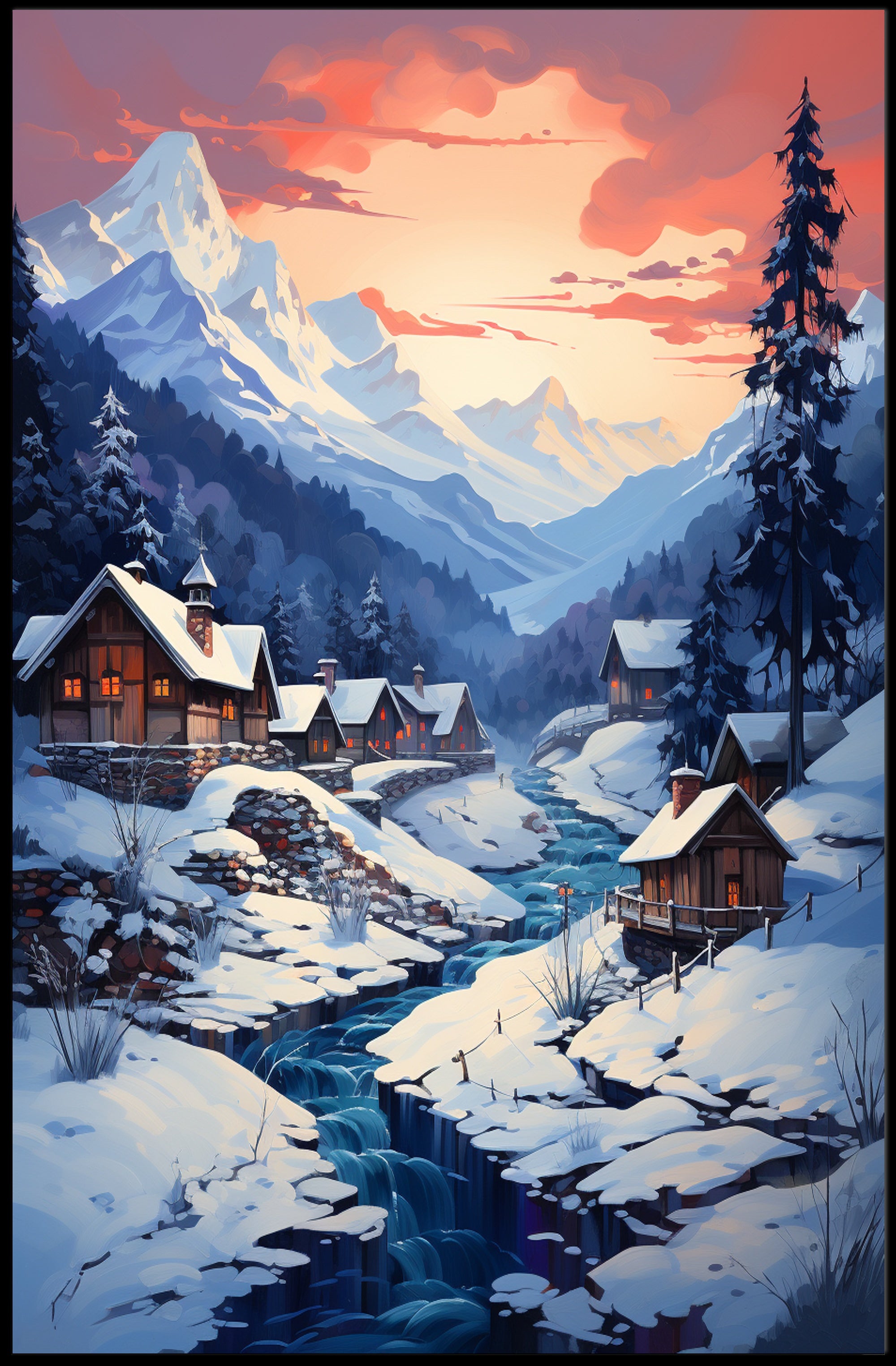 Winter Wonderland Retreat Poster
