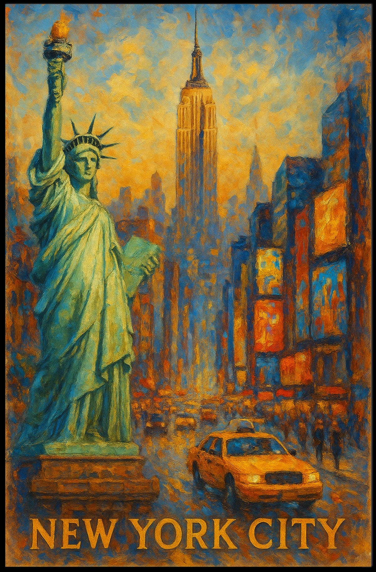 Iconic New York City Poster