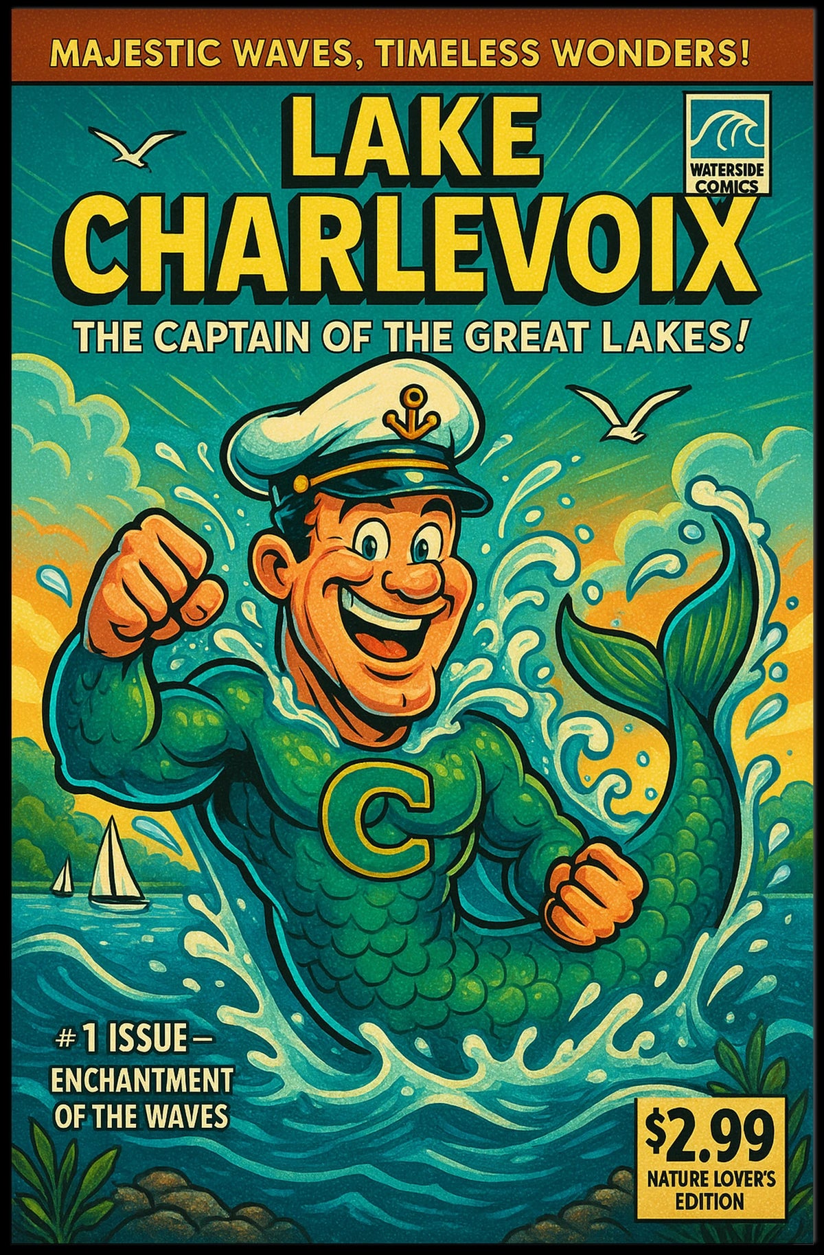 Lake Charlevoix The Captain Of The Poster