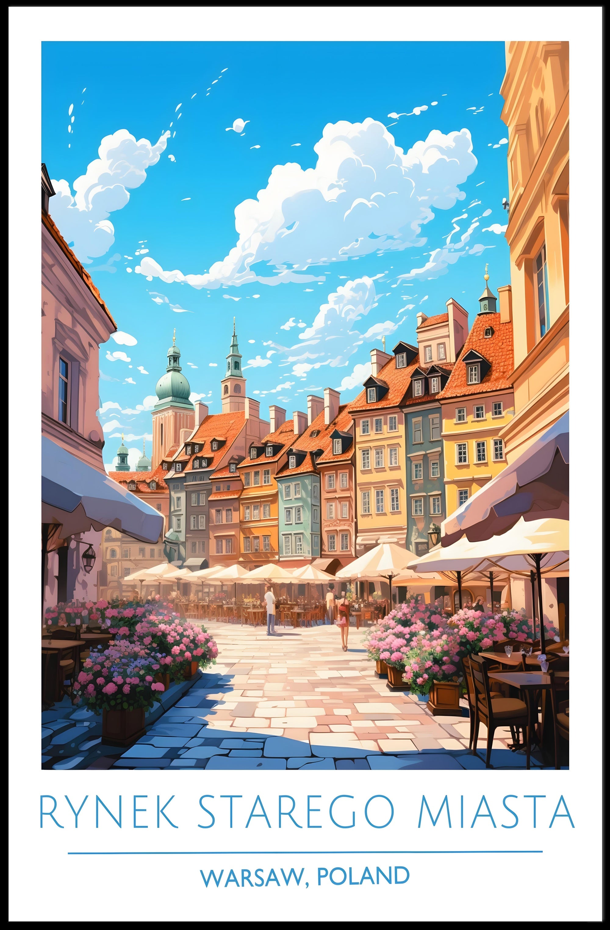 Rynek Starego Miasta Poster