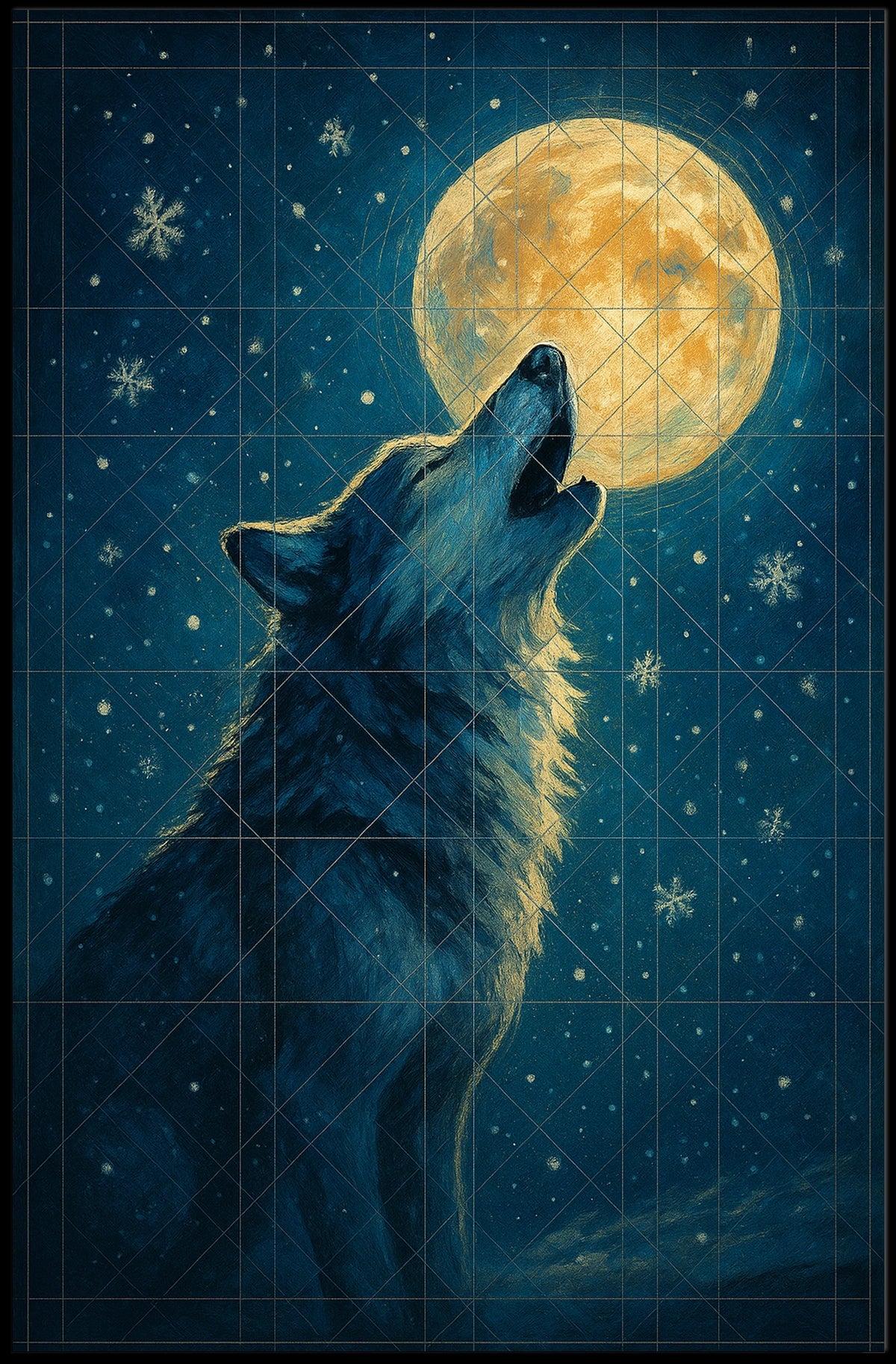 Howling At The Moon Poster