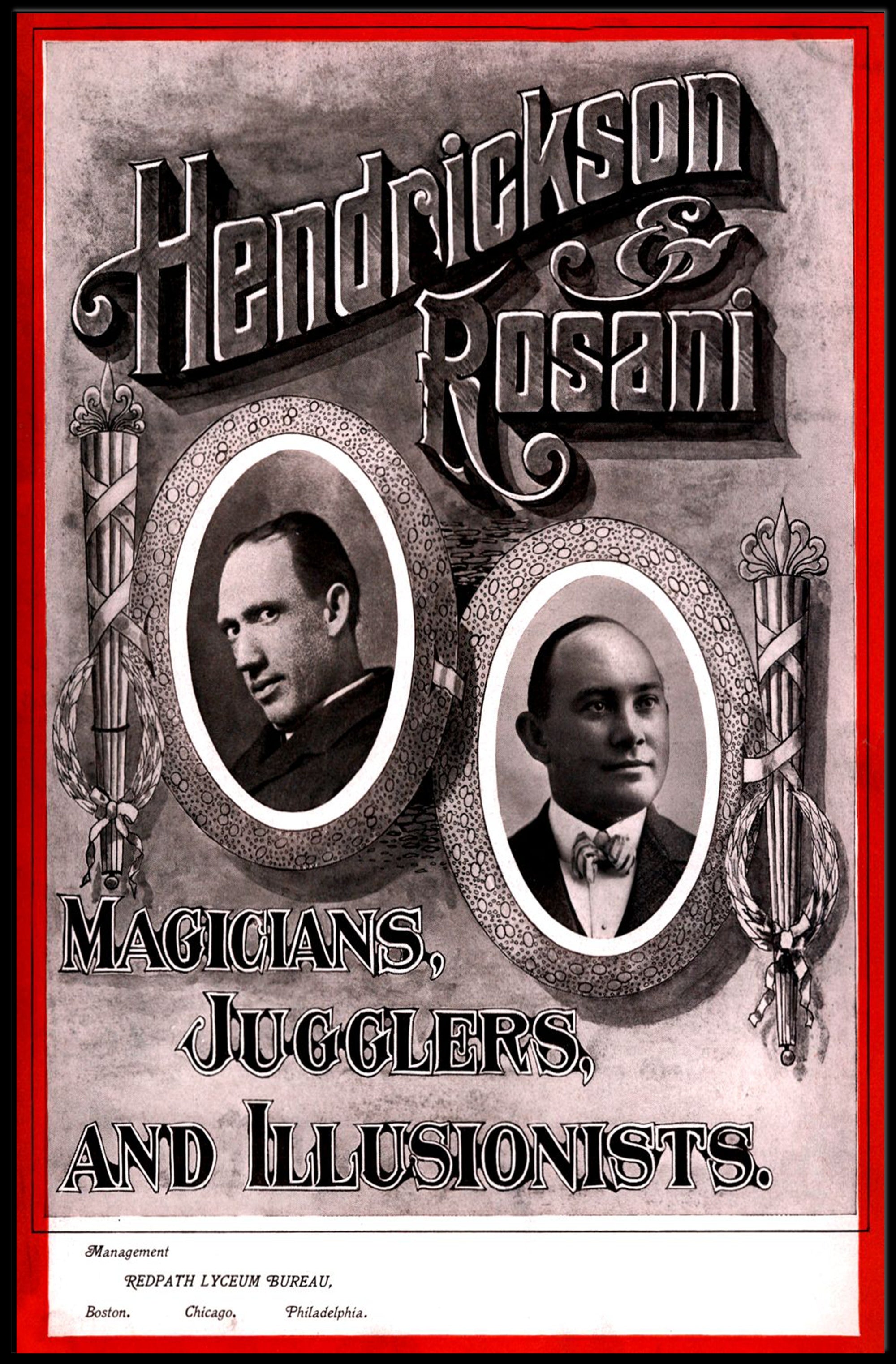 Vintage Magic Show Poster with Charm - Cultural or Heritage Poster