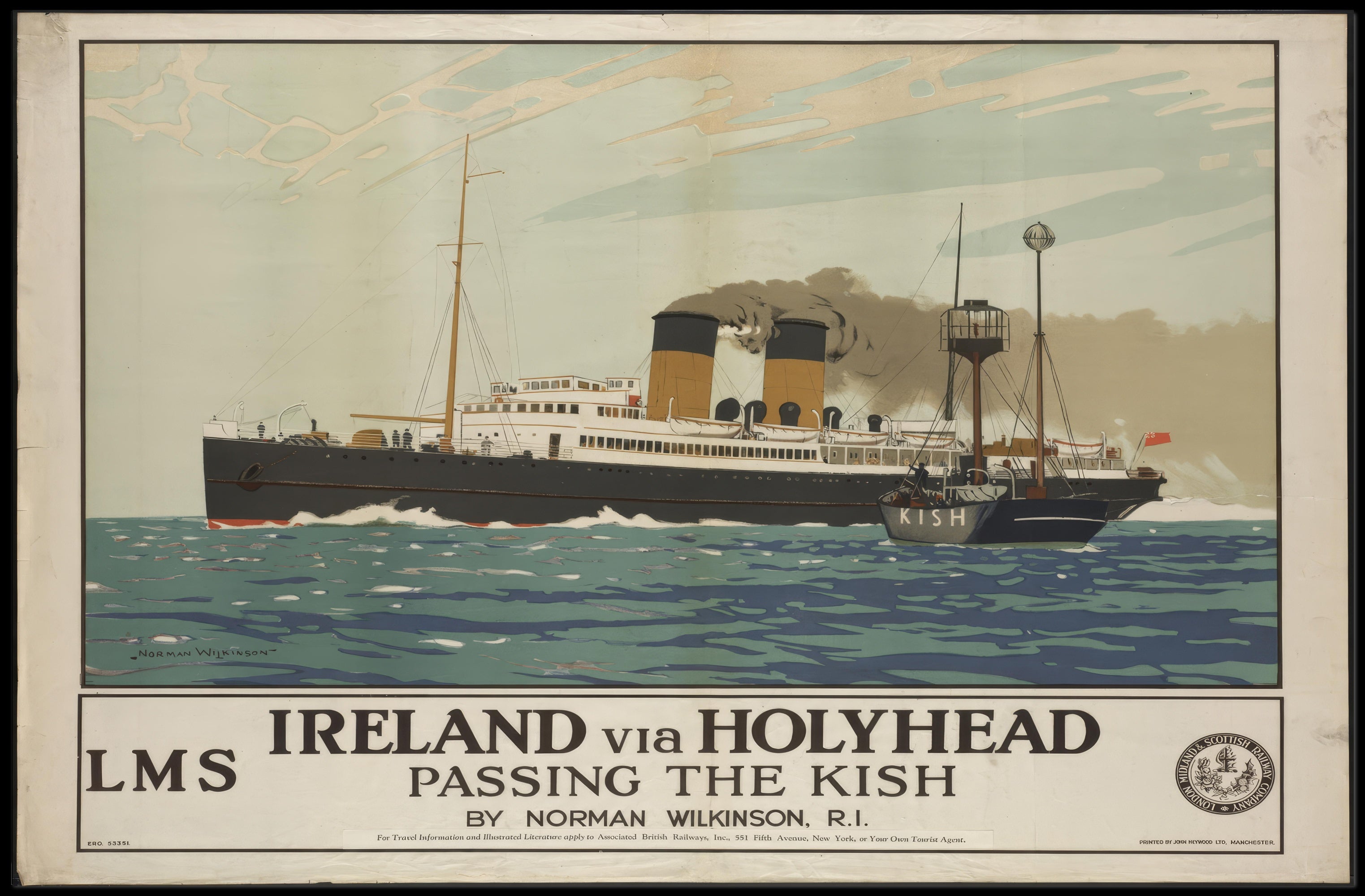 Vintage Maritime Adventure Poster PosterGoat