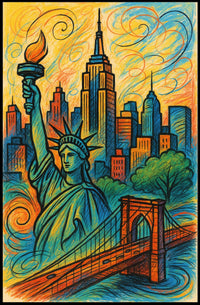 Vibrant New York Cityscape