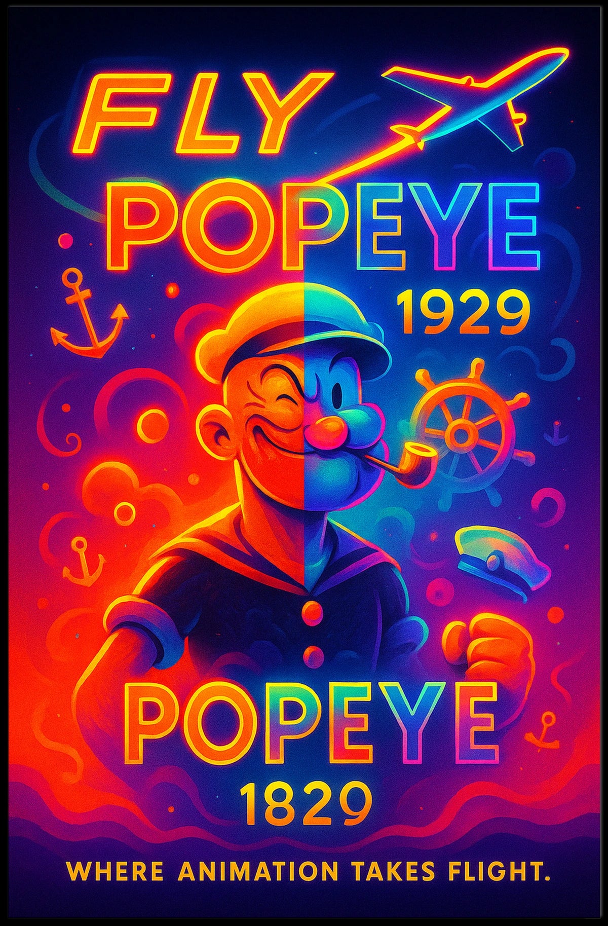 Popeye 1929 Art Poster POP-158