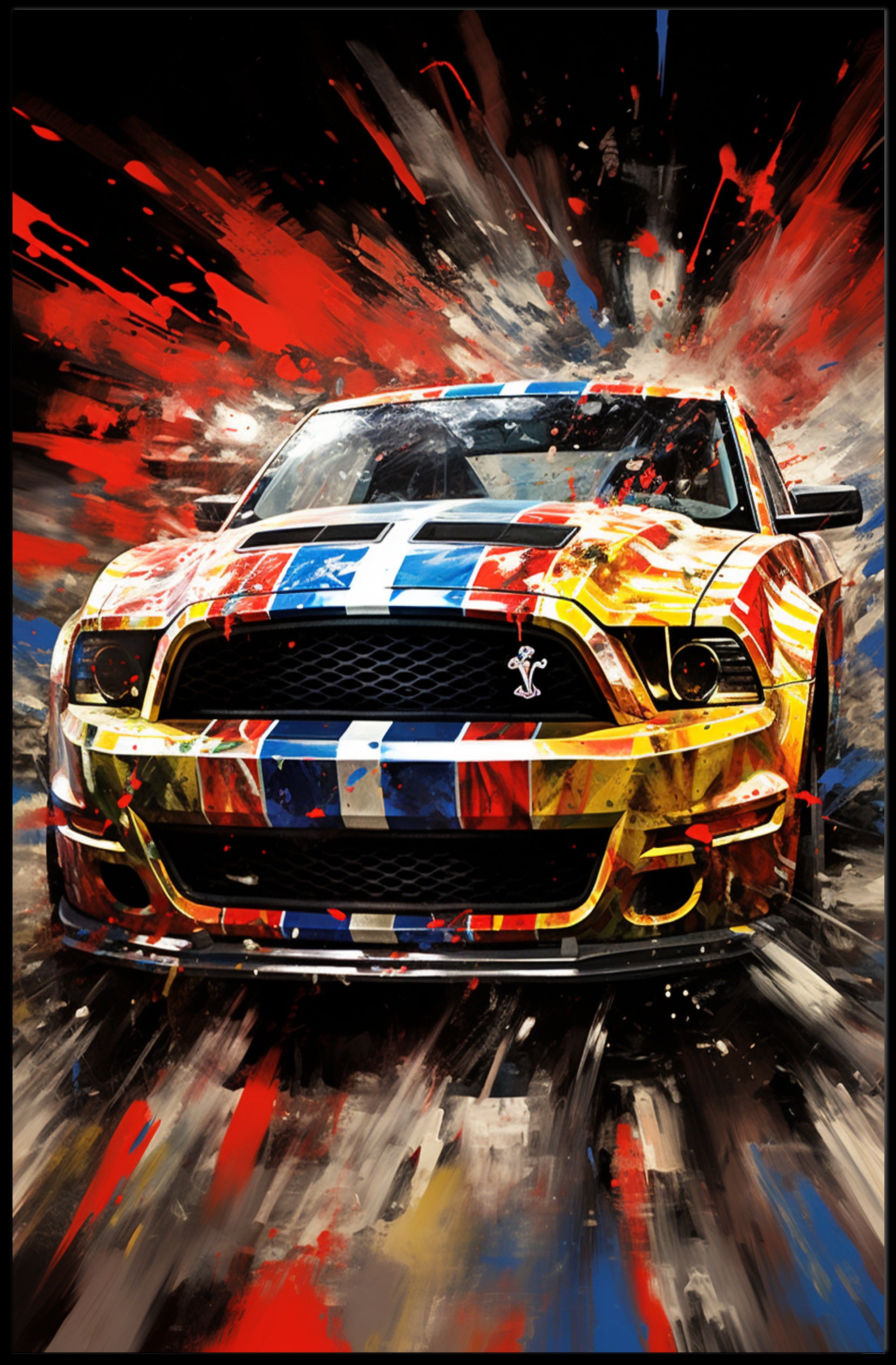 Vibrant Speed Poster