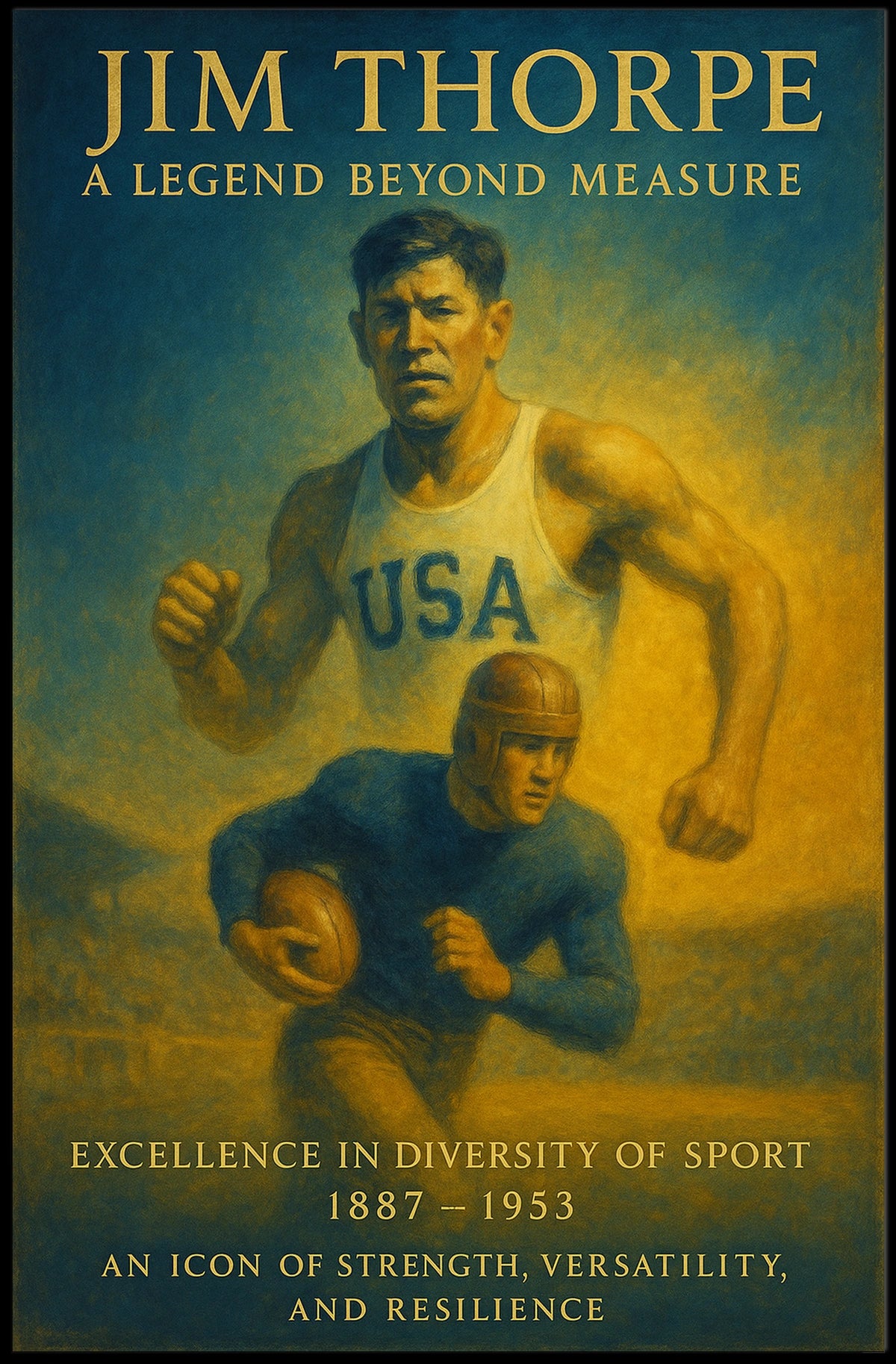 Jim Thorpe A Legend Beyond Measure Poster