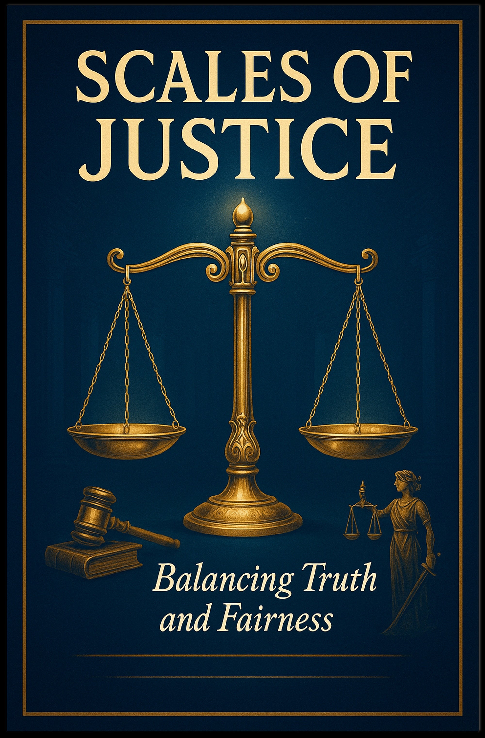 Scales of Justice Poster PosterGoat