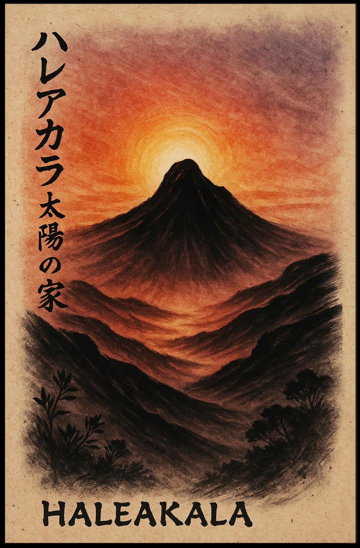 Haleakalฤ Sunset Poster